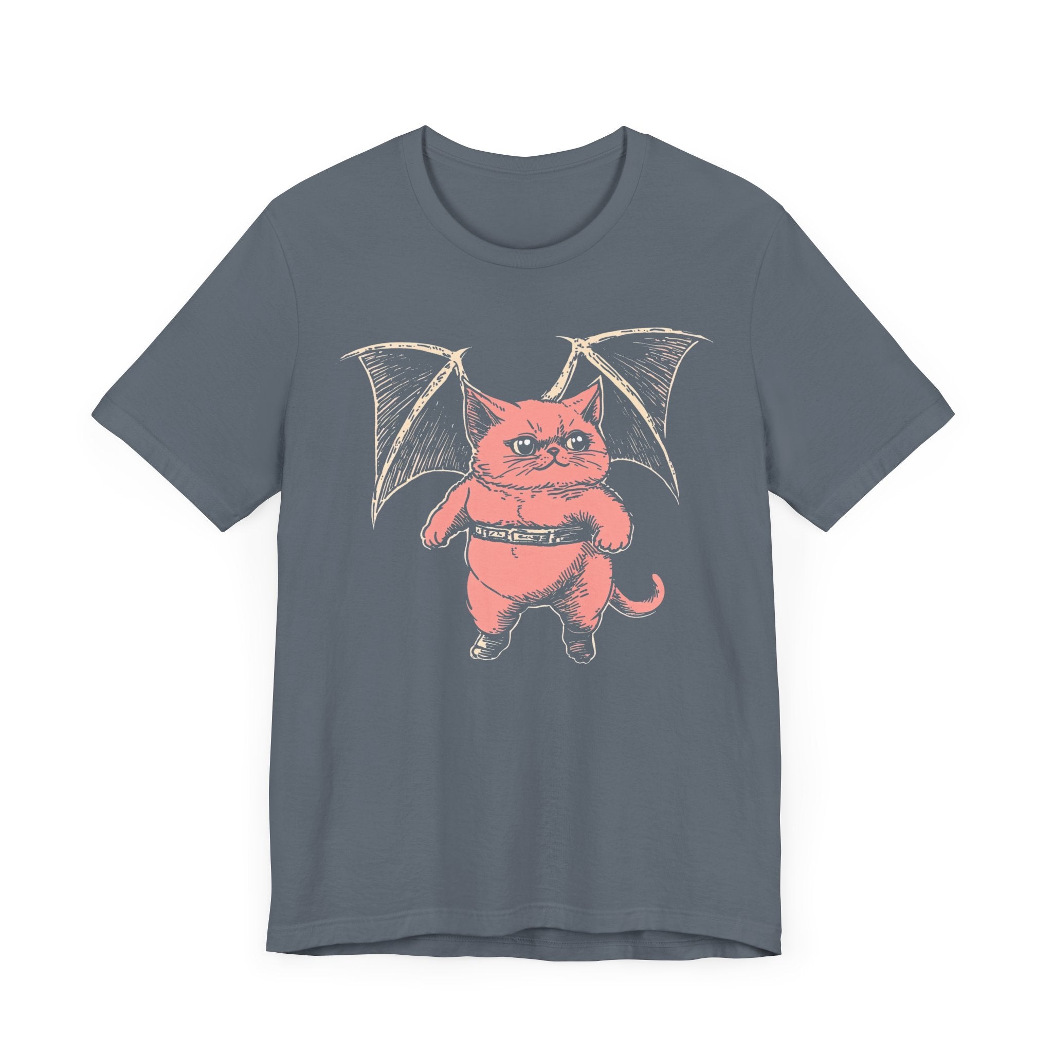 Bat-Winged Cat Graphic Tee