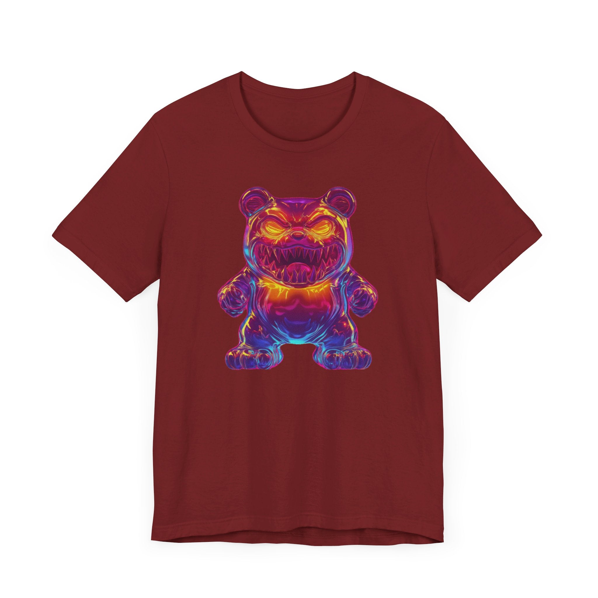 Neon Monster Bear T-Shirt Bold and Playful Design
