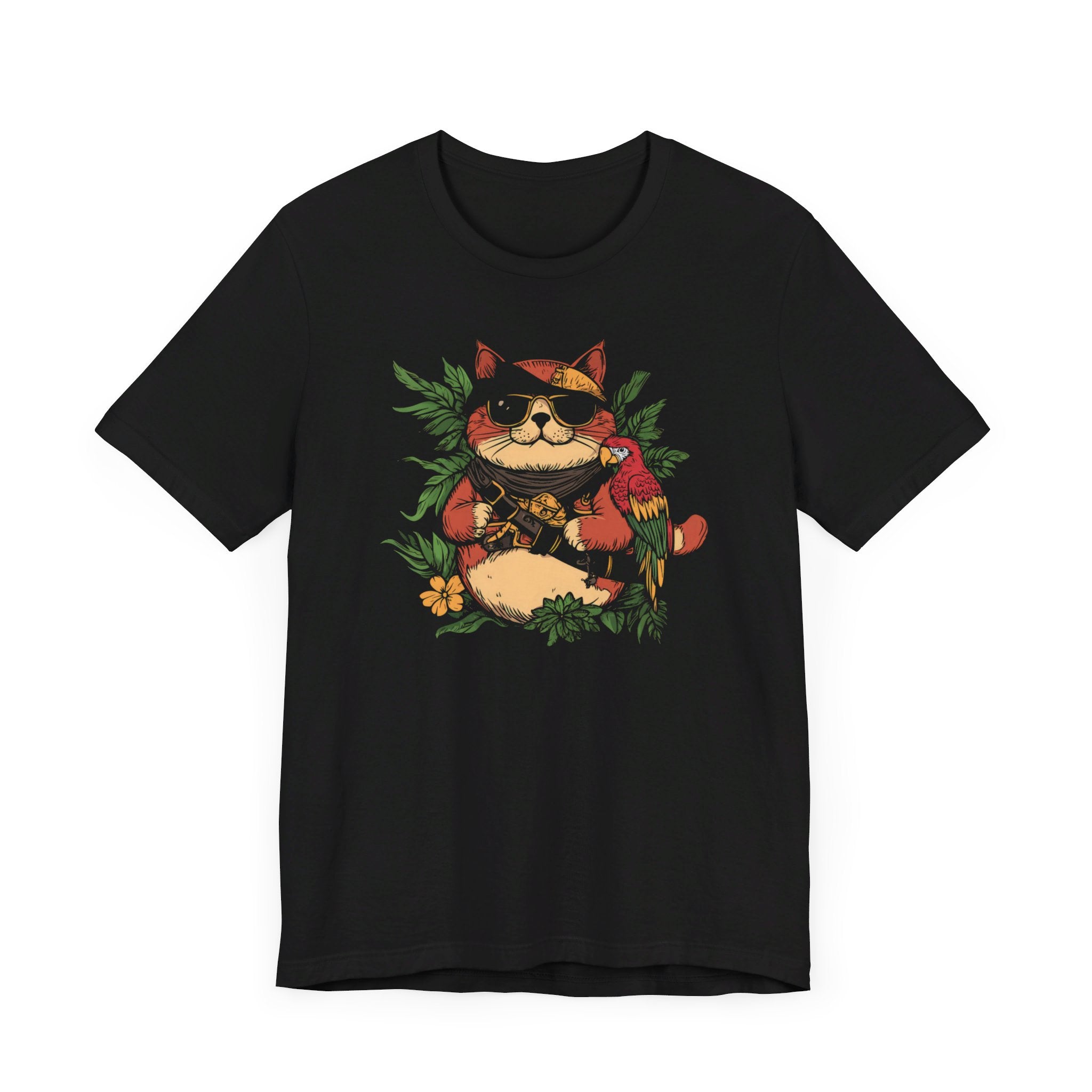Tropical Vibes Cat T-Shirt