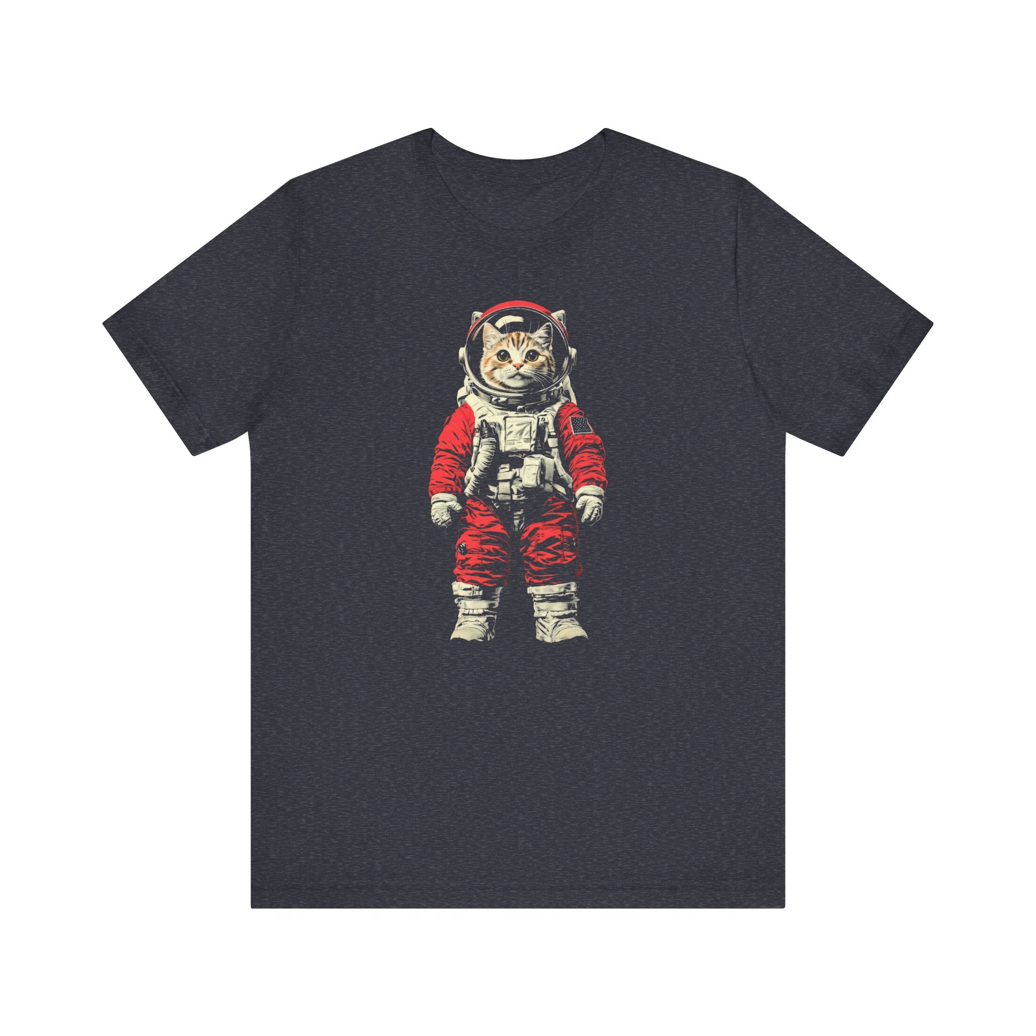 Adventurous Cat Astronaut Graphic Tee