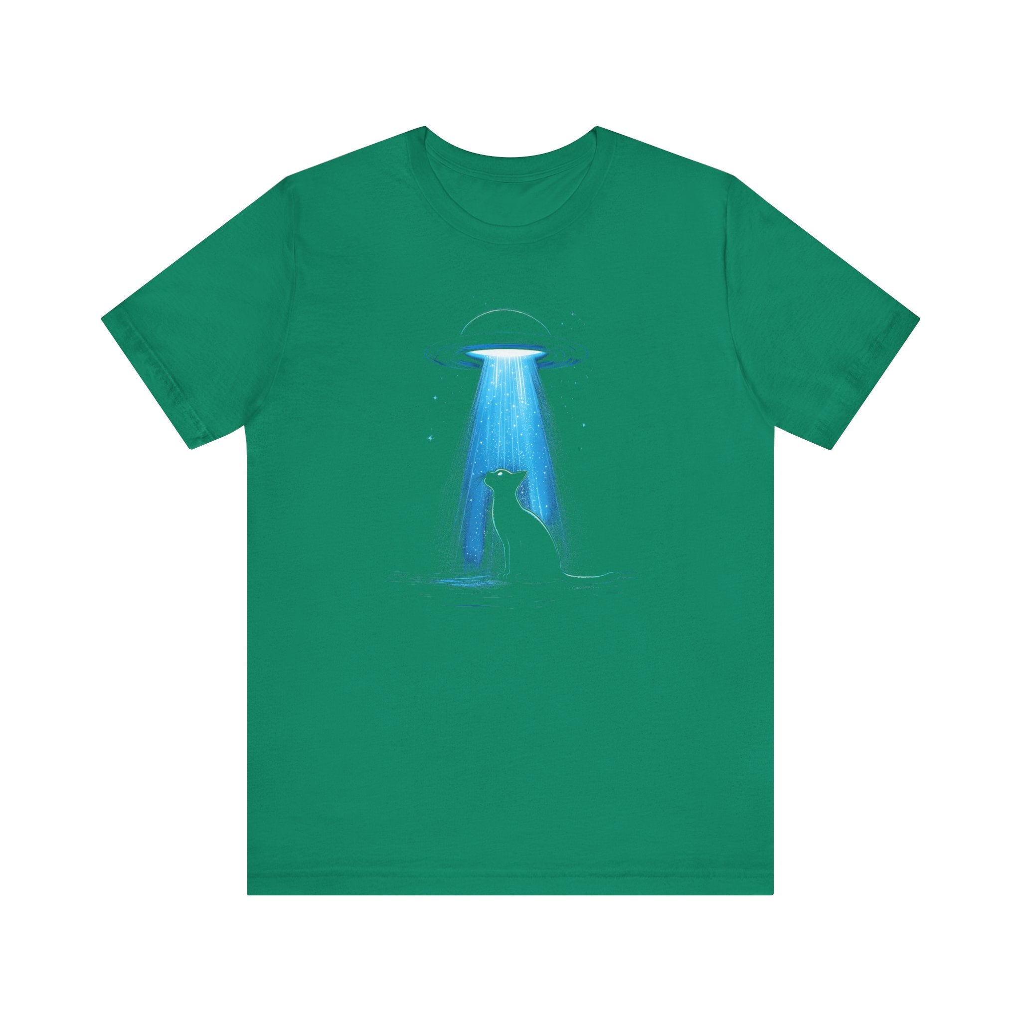 Alien Abduction Cat T-Shirt