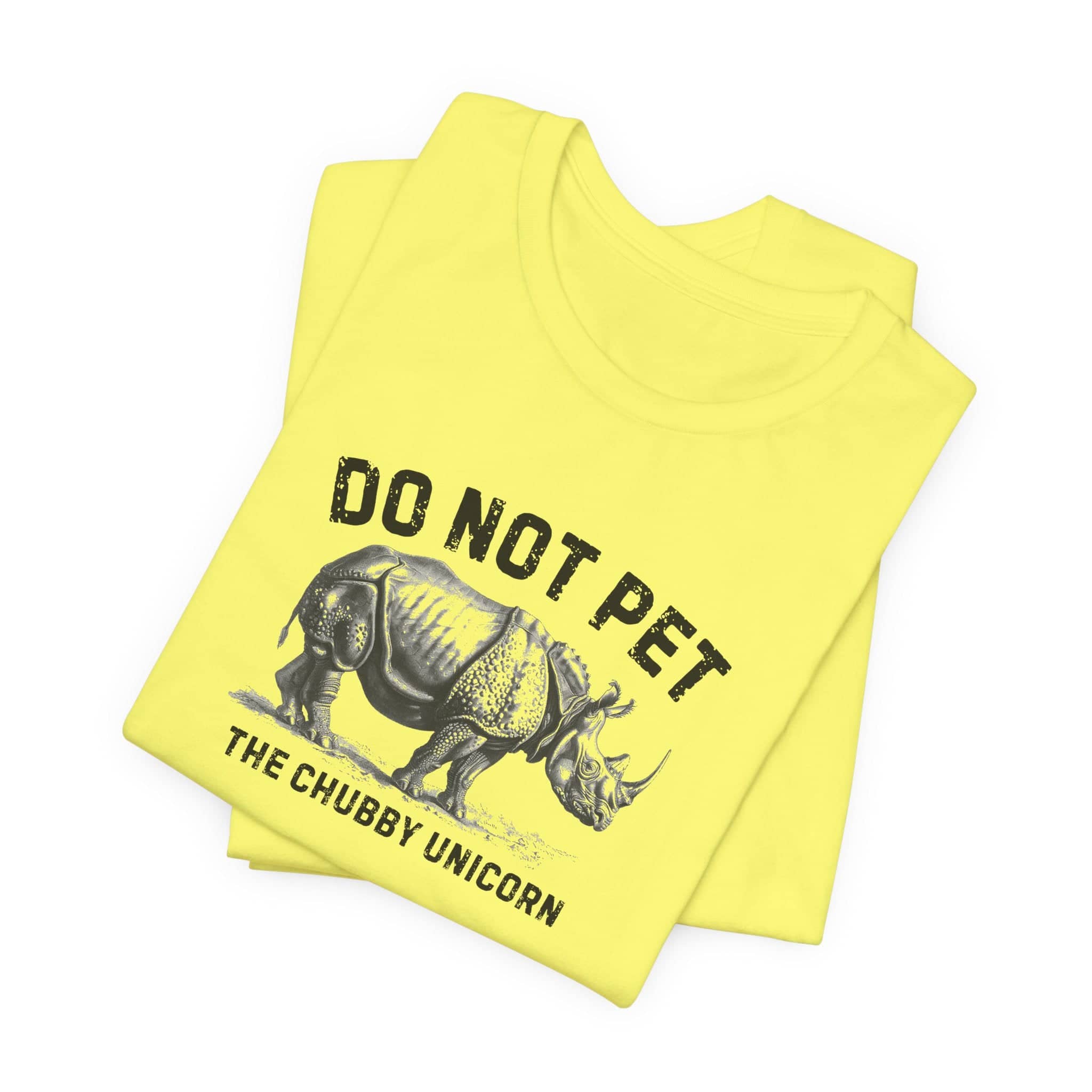 Do Not Pet The Chubby Unicorn Shirt Funny Rhino Lover Tee