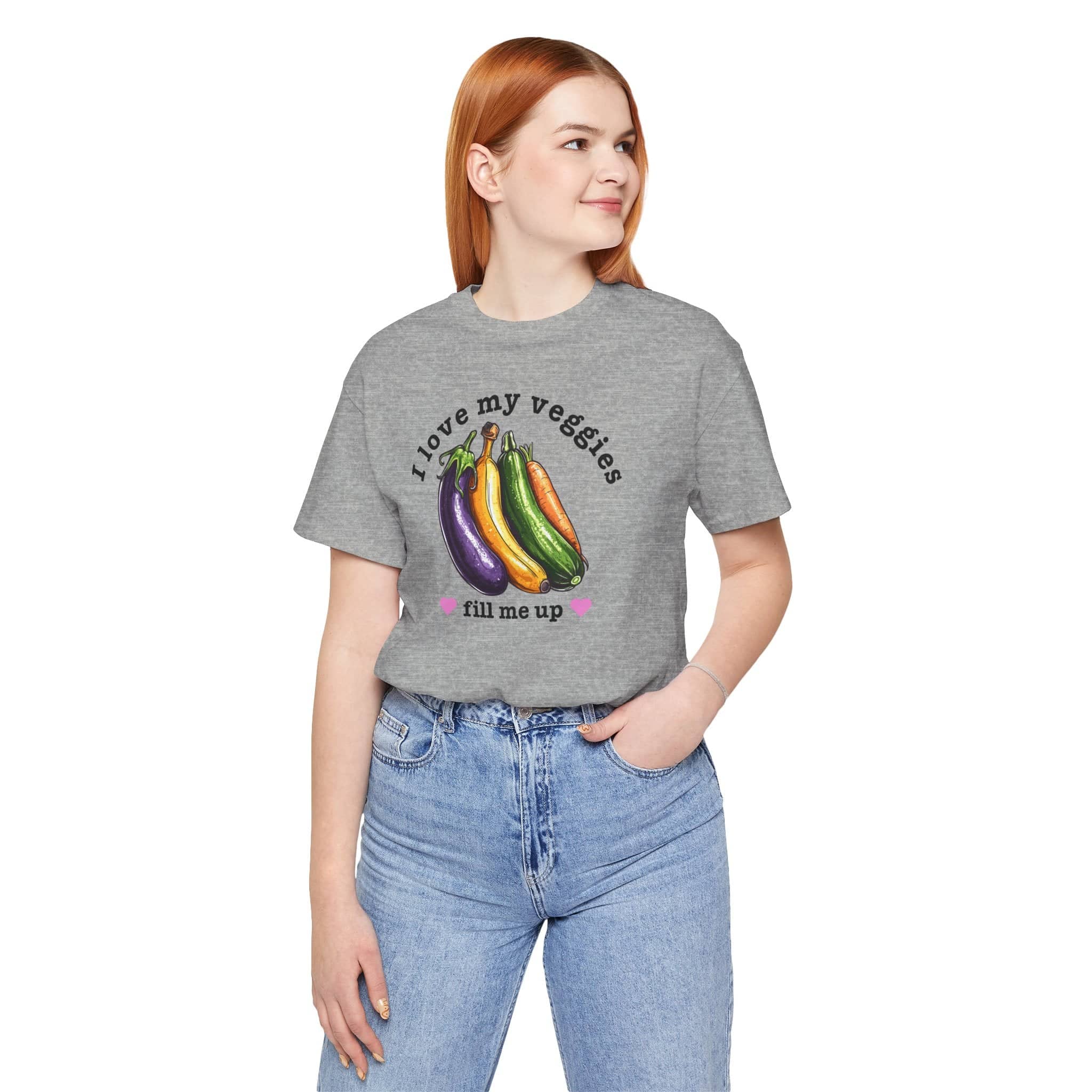 I Love My Veggies Fill Me Up Shirt Funny Vegetable Lover Tee