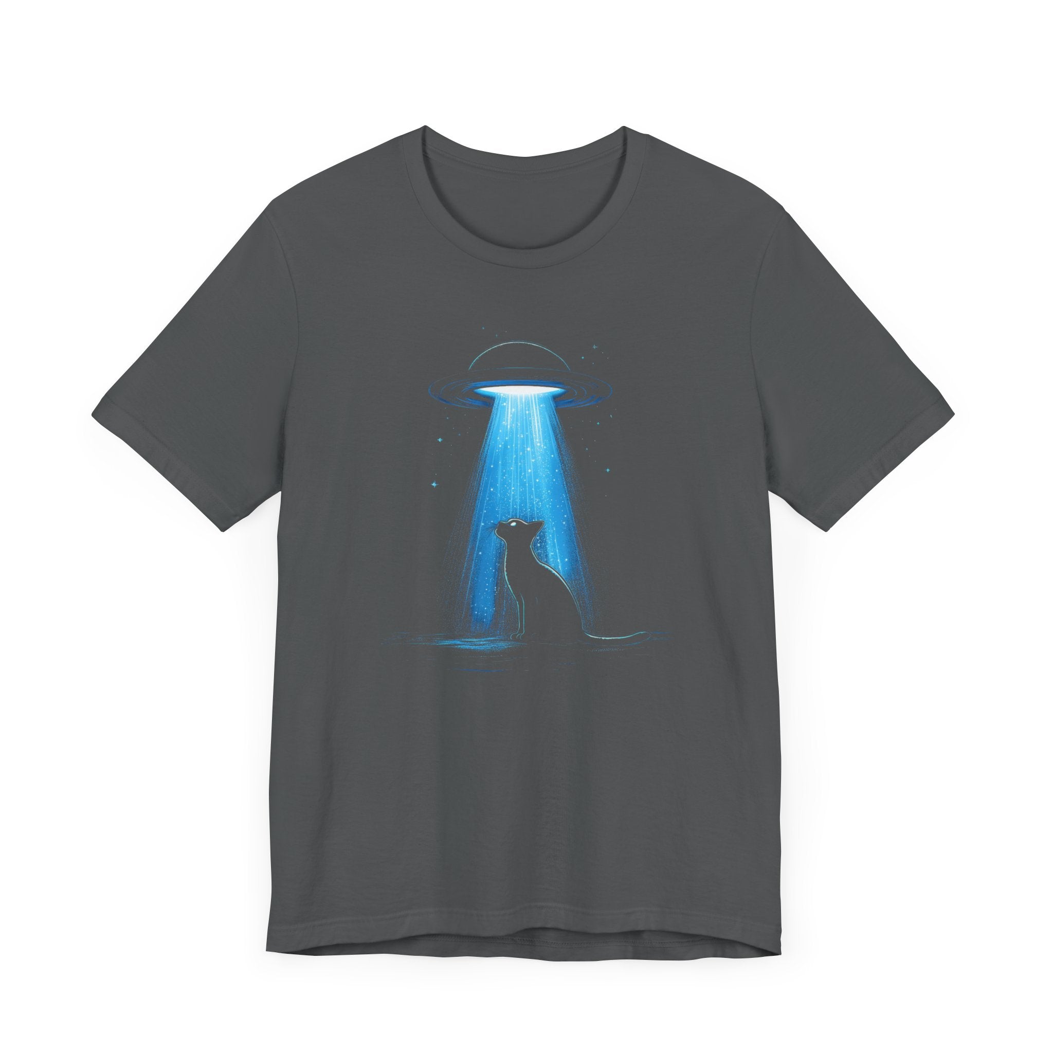 Alien Abduction Cat T-Shirt