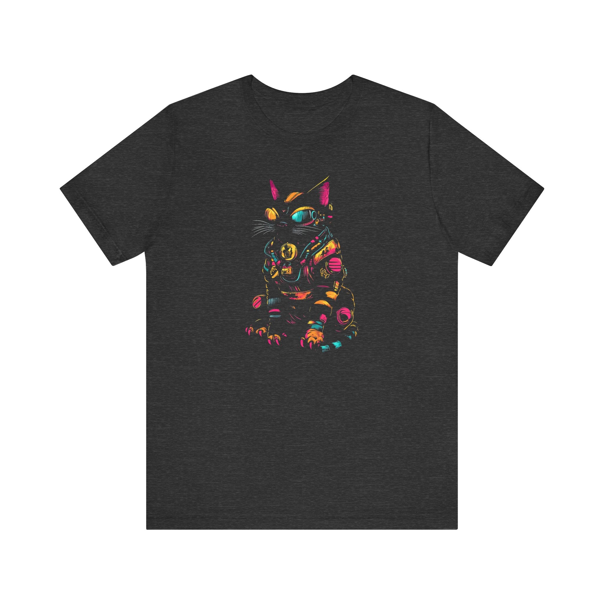 Neon Cyber Cat T-Shirt