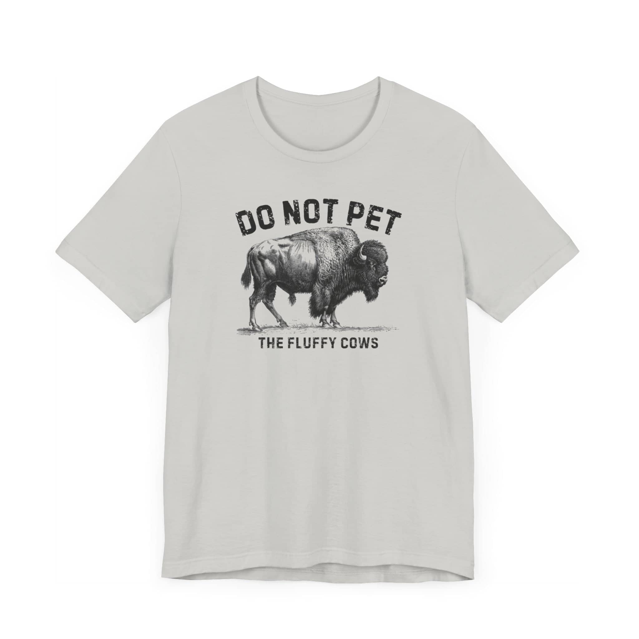 Do Not Pet The Fluffy Cows Shirt Funny Animal Lover Tee