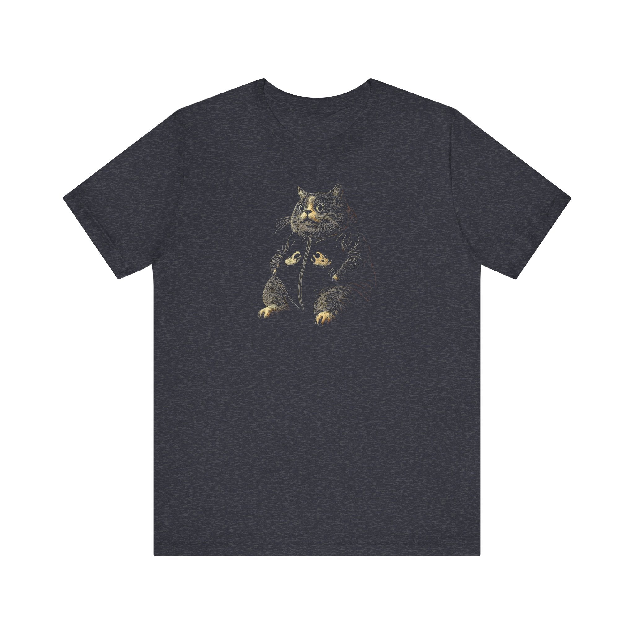 Chubby Cat Hoodie Graphic T-Shirt