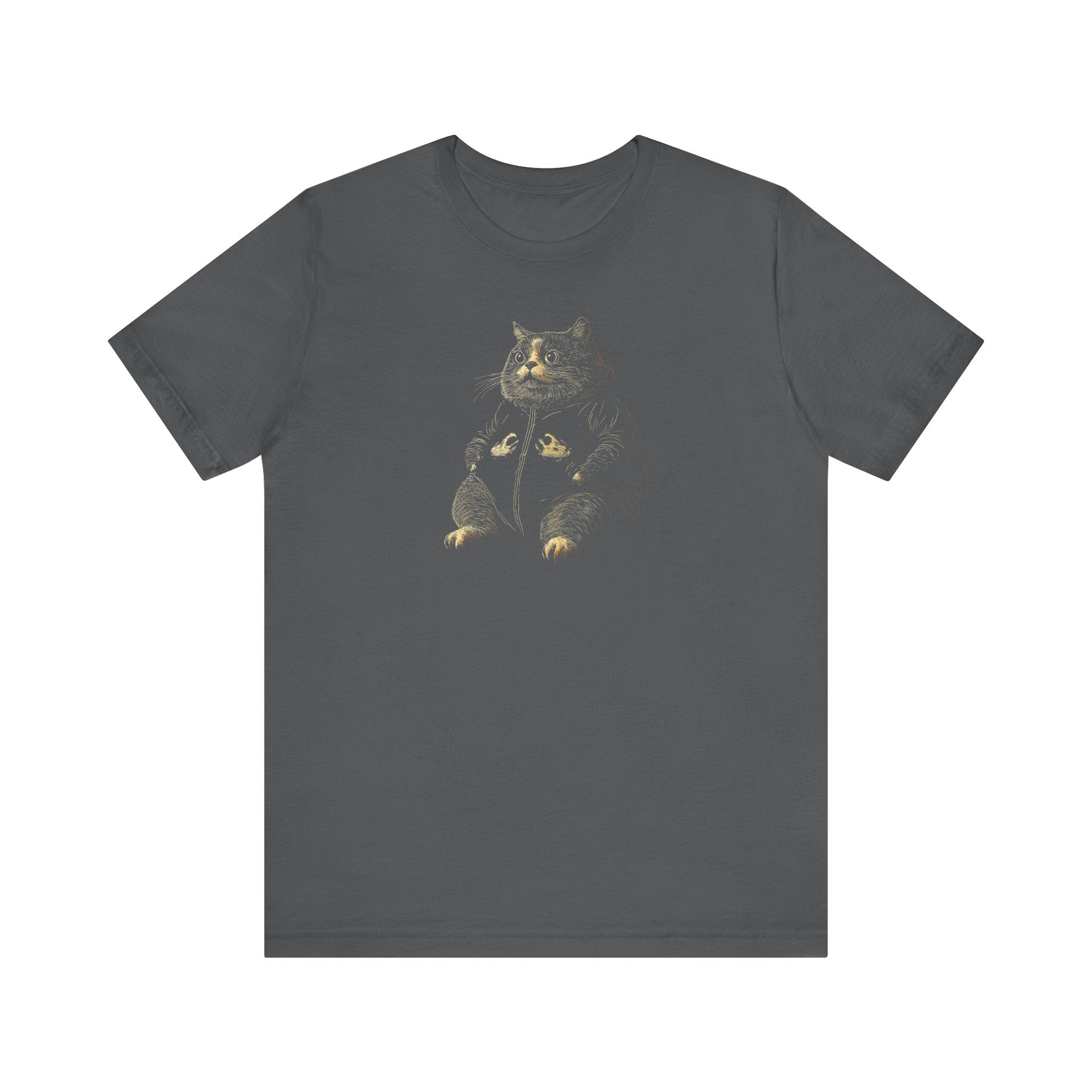 Chubby Cat Hoodie Graphic T-Shirt