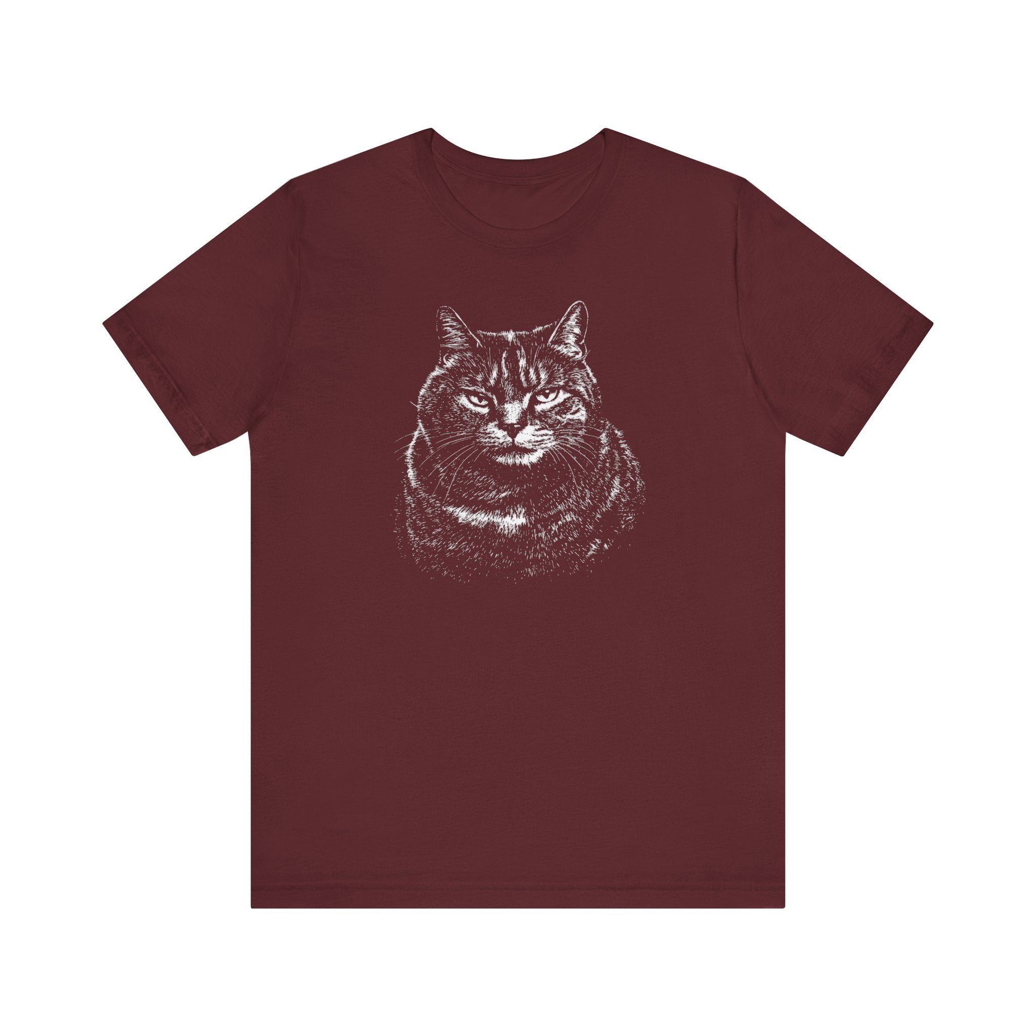 Grumpy Cat Face T-Shirt – Hilarious Cat Lover Tee