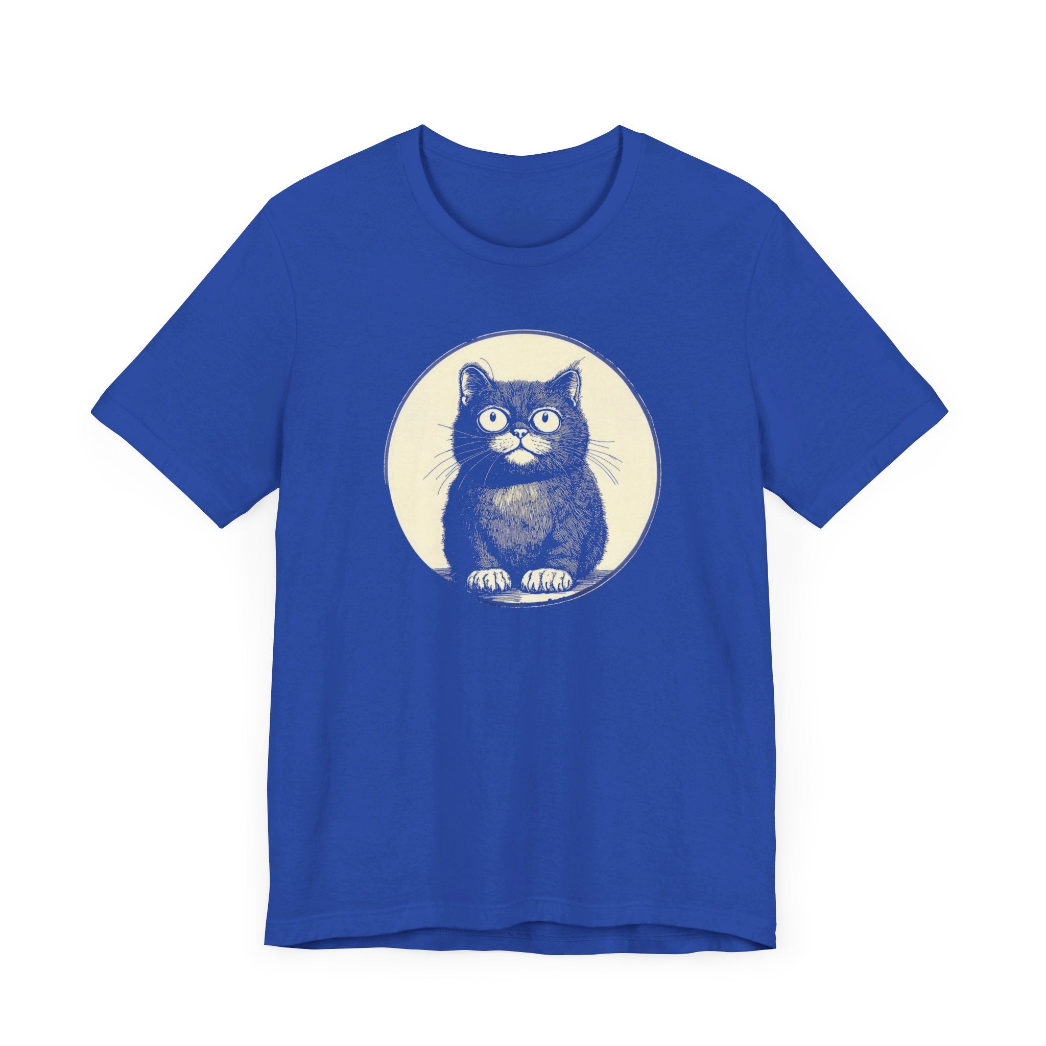 Cute Cat Graphic Tee – Vintage Style Cat Lover Shirt