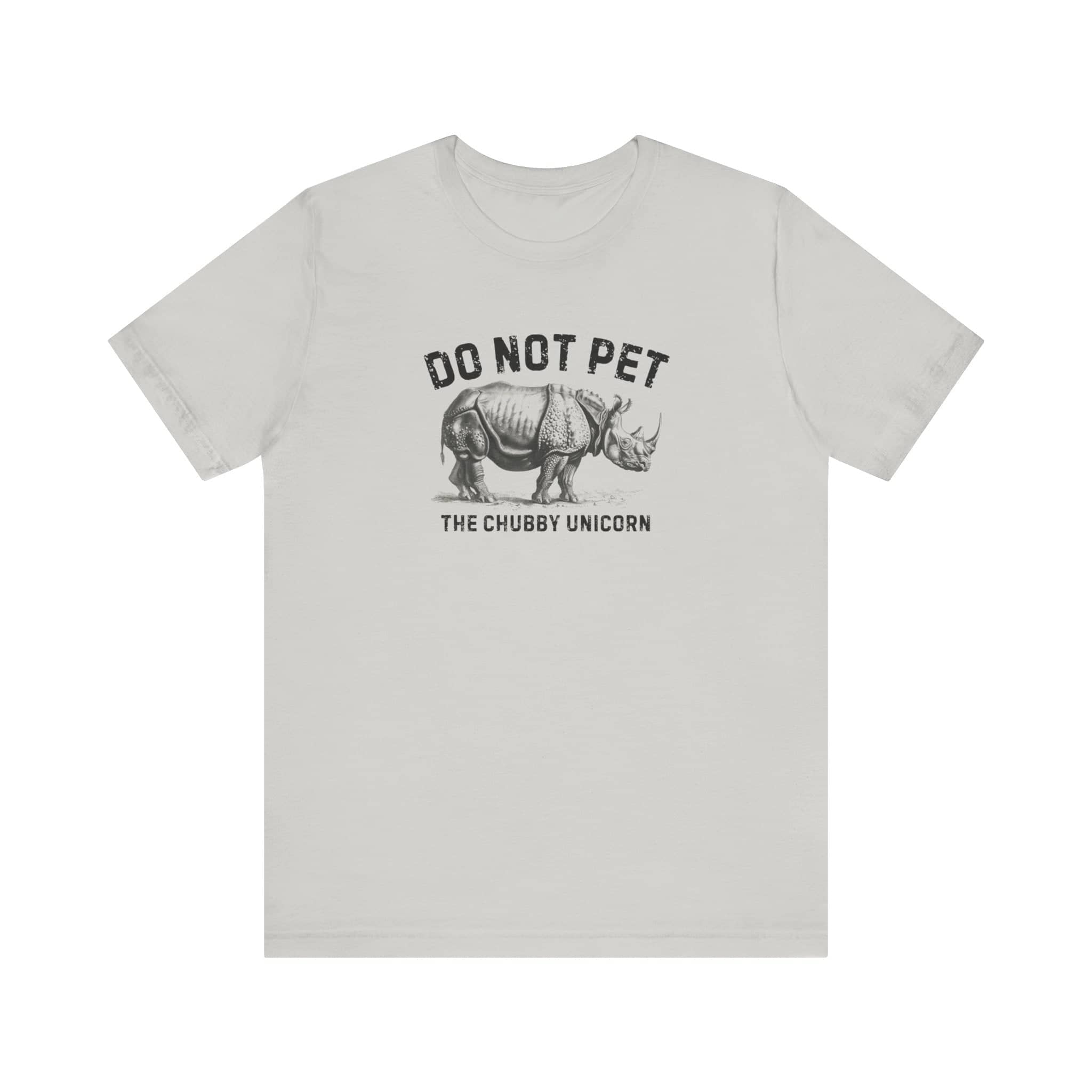 Do Not Pet The Chubby Unicorn Shirt Funny Rhino Lover Tee