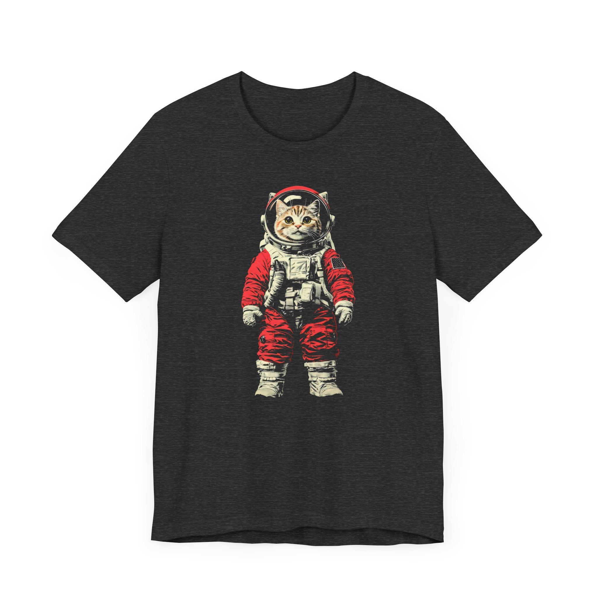 Adventurous Cat Astronaut Graphic Tee