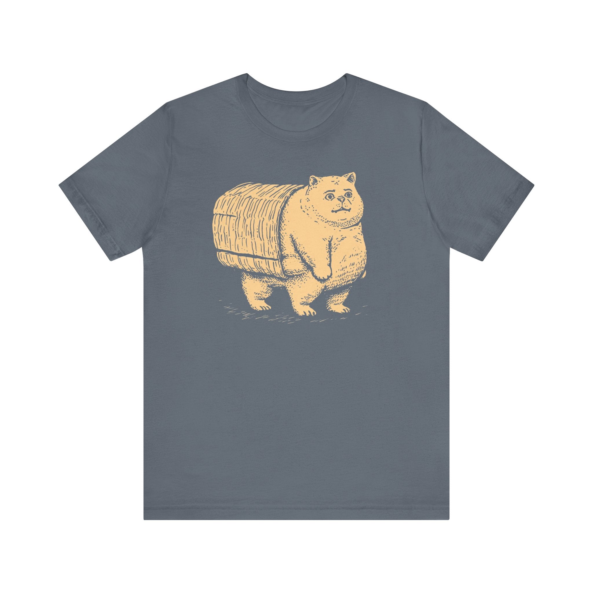 Cat Carrying Basket Graphic Tee