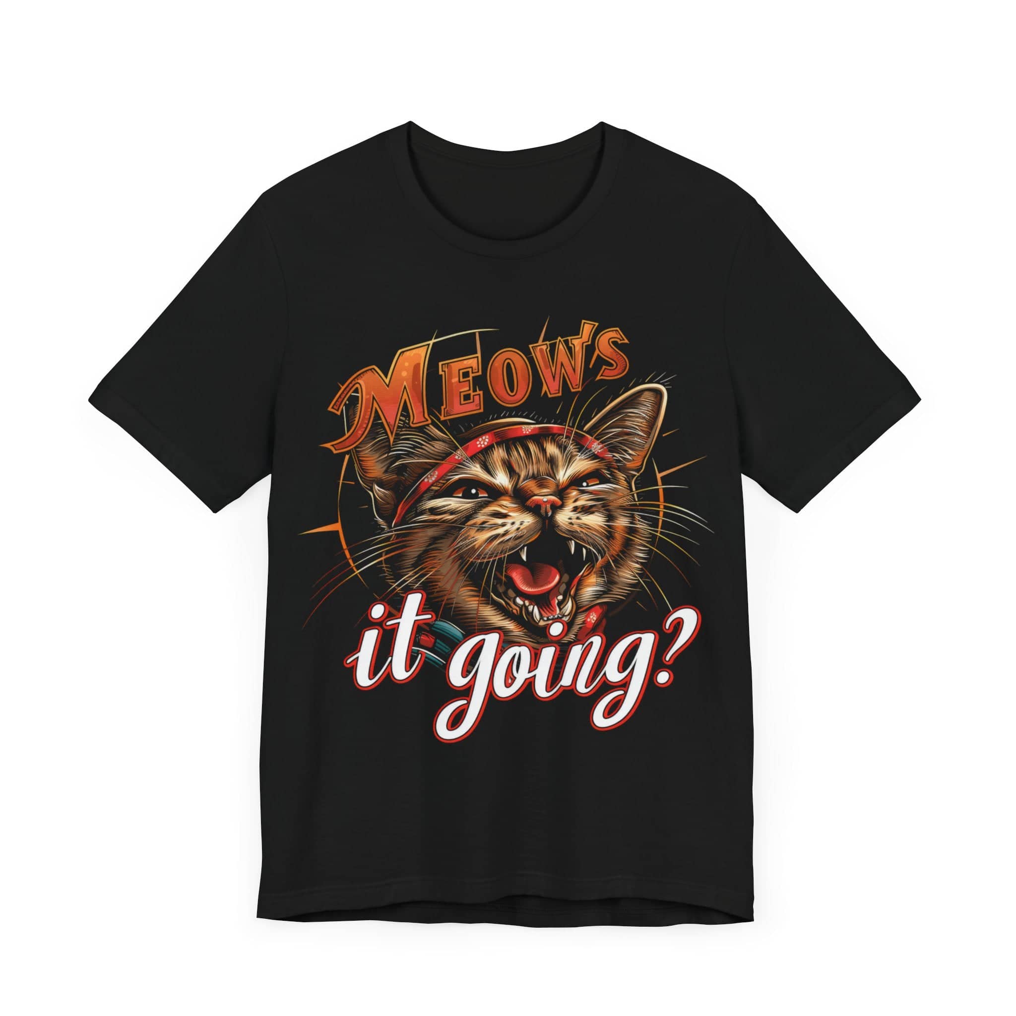 Meow’s It Going Cat T-Shirt Funny Cat Lover Tee