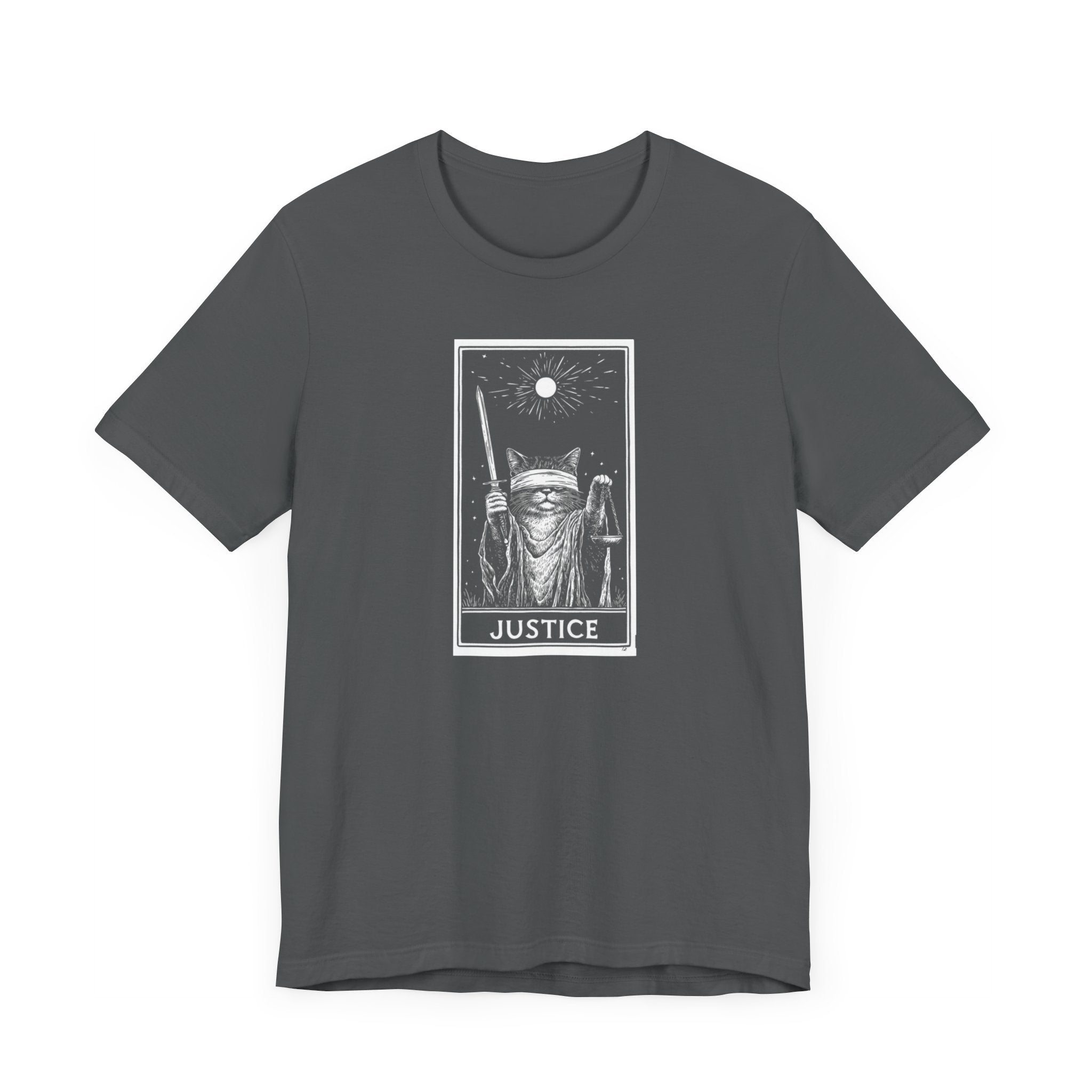 Justice Tarot Cat T-Shirt