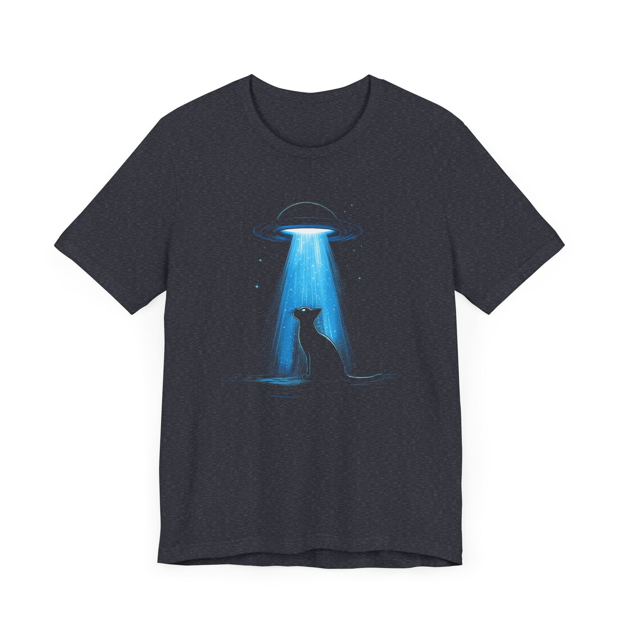 Alien Abduction Cat T-Shirt