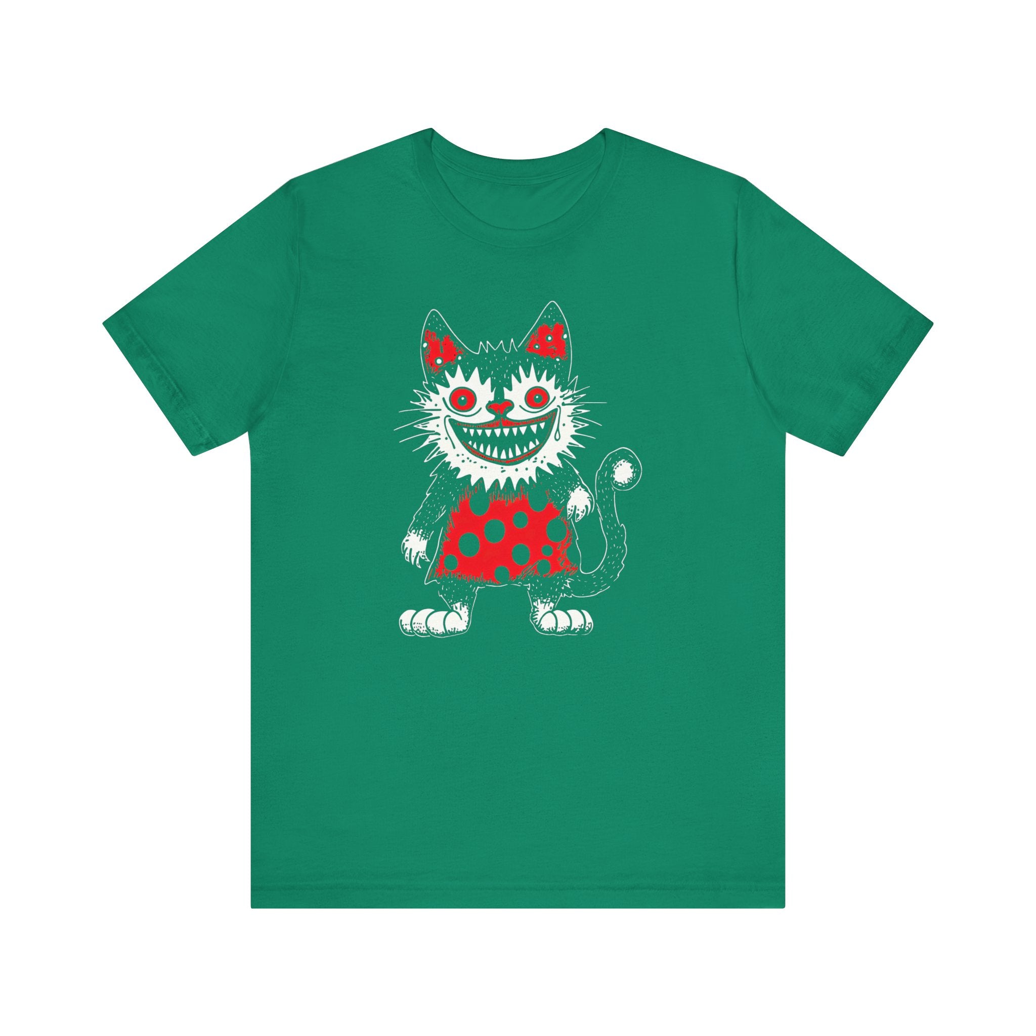 Creepy Polka Dot Cat T-Shirt