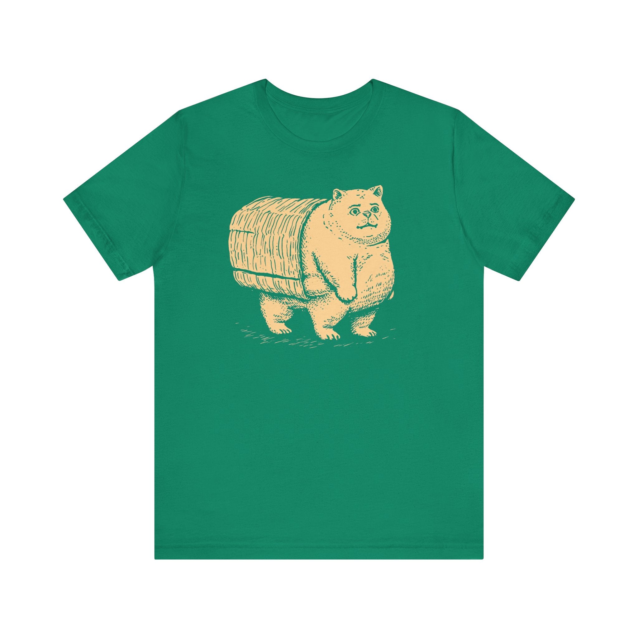 Cat Carrying Basket Graphic Tee