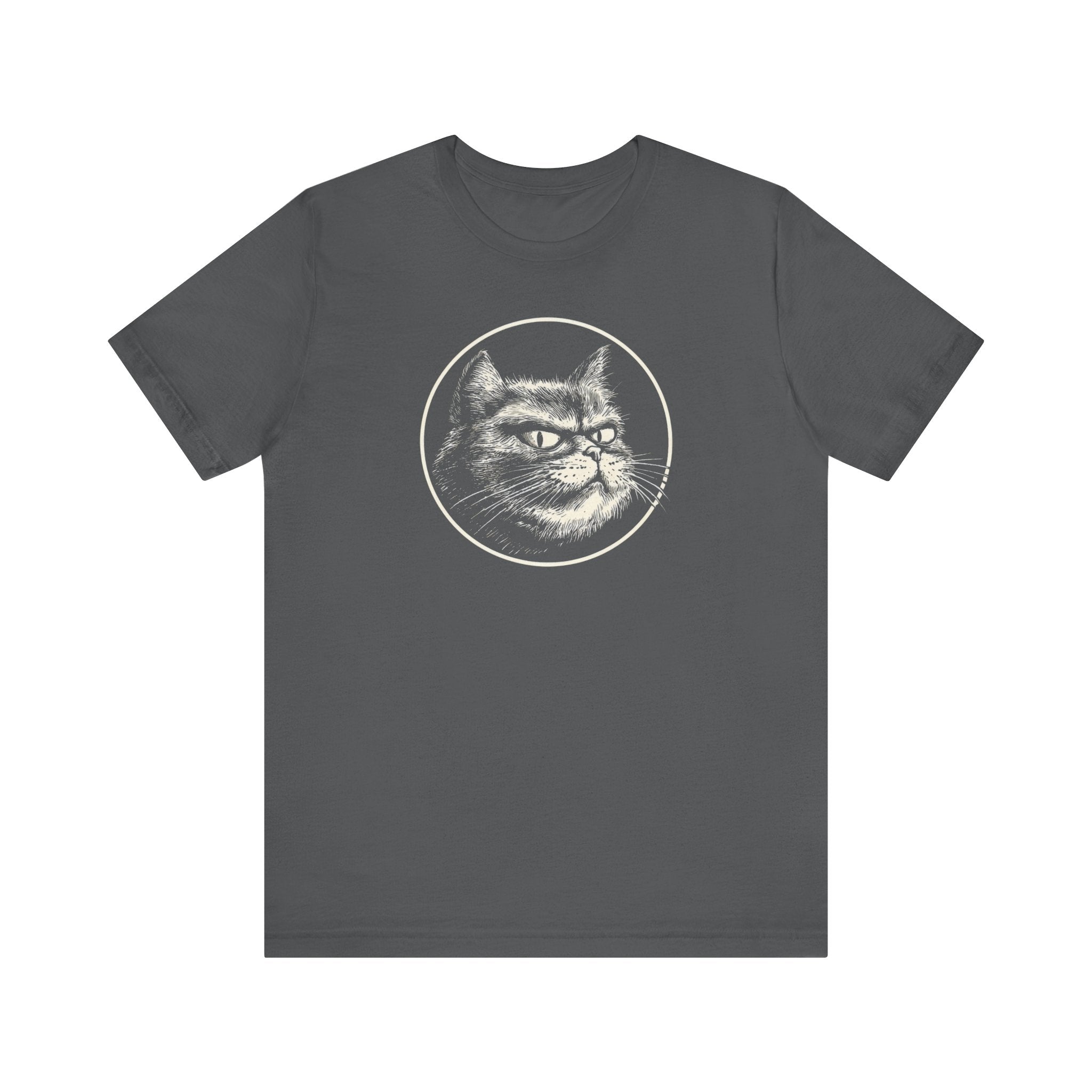 Grumpy Cat Graphic Tee – Vintage Style Cat Lover Shirt