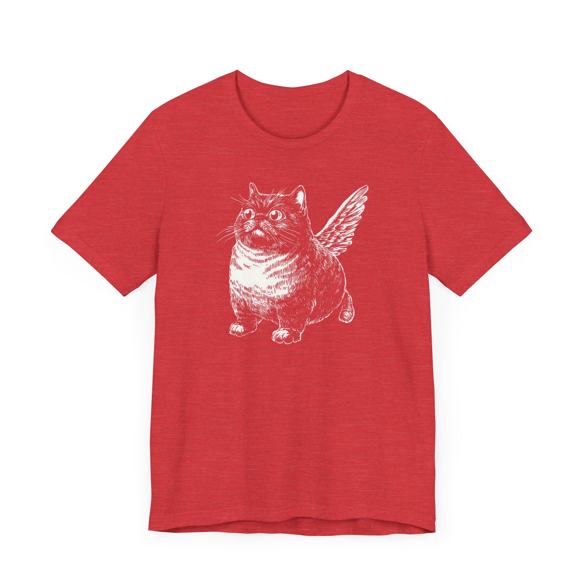 Whimsical Winged Cat T-Shirt