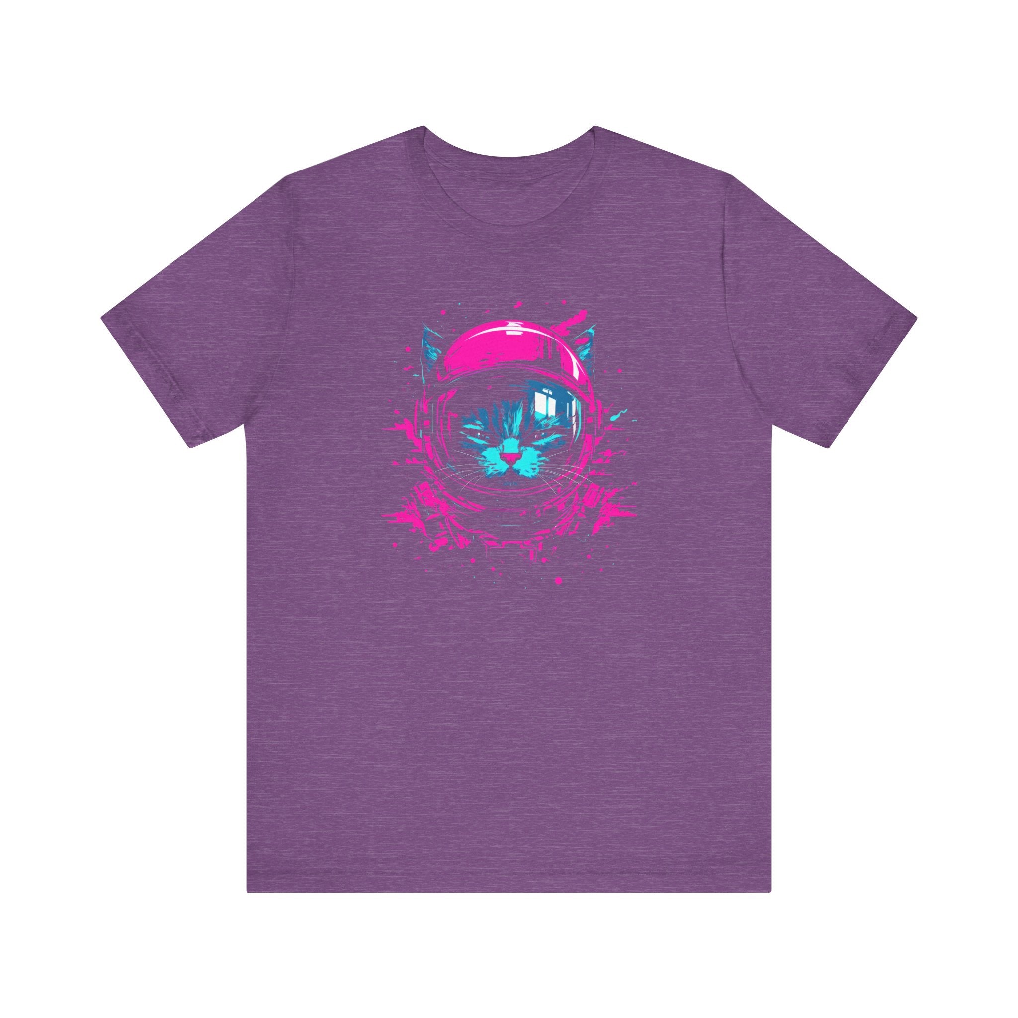 Neon Astronaut Cat T-Shirt