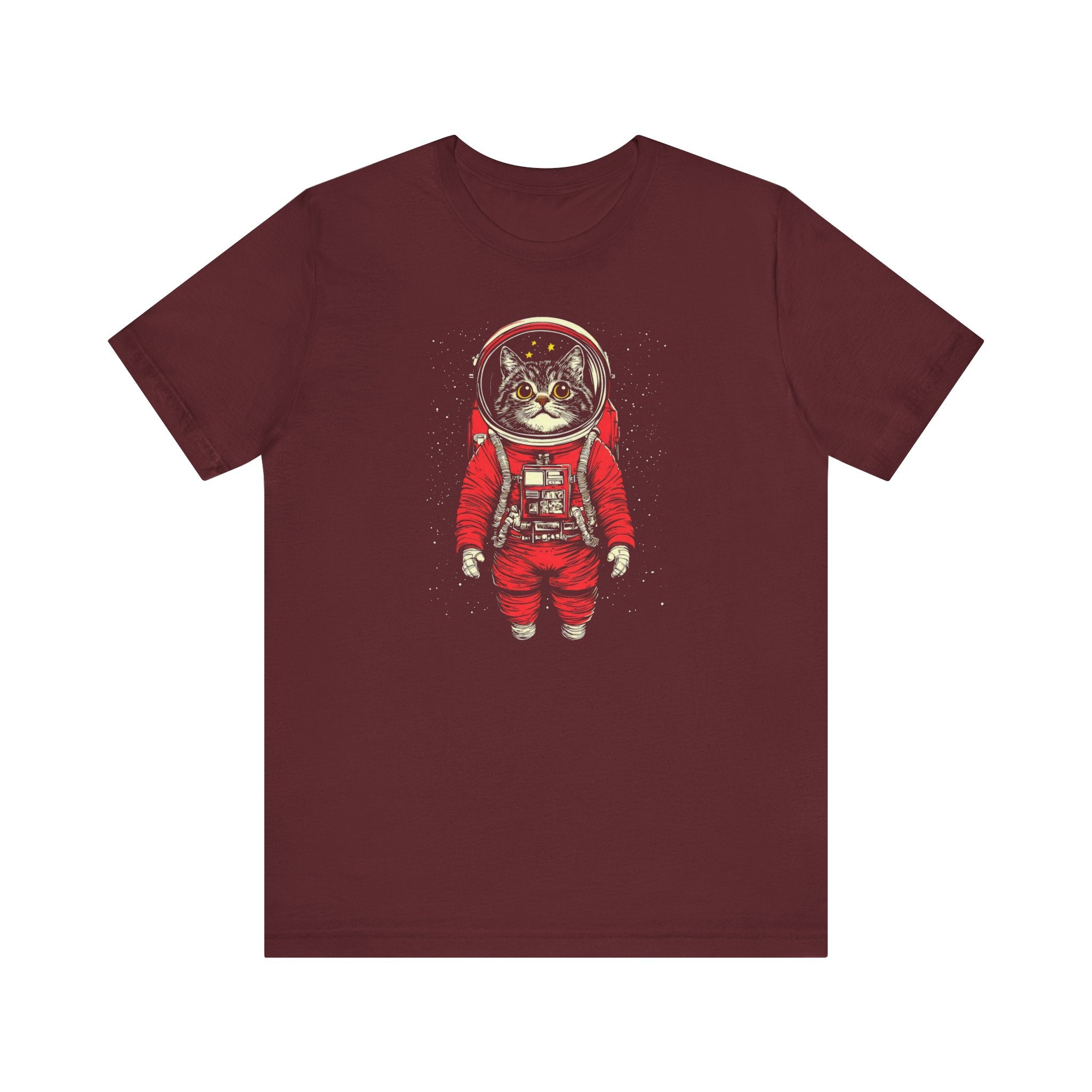 Red Spacesuit Cat T-Shirt