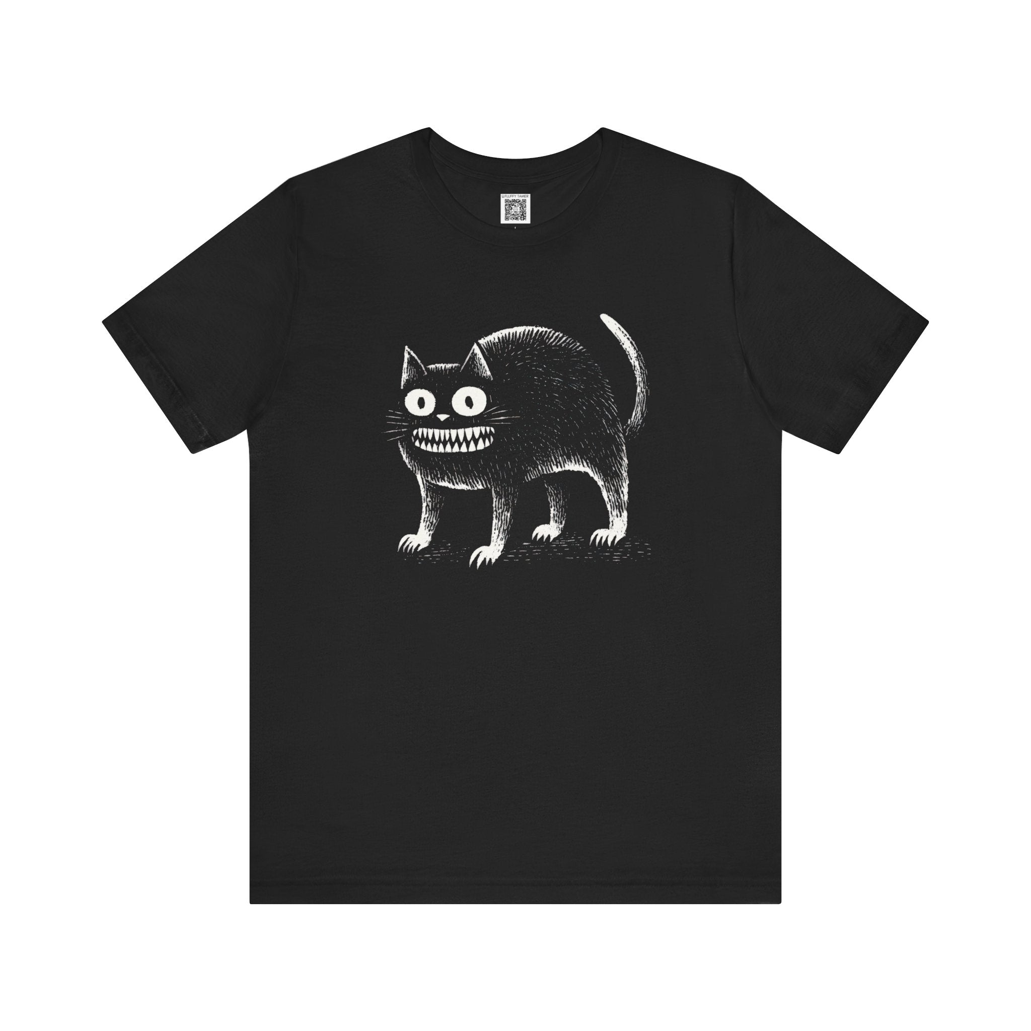 Whimsical Black Cat T-Shirt