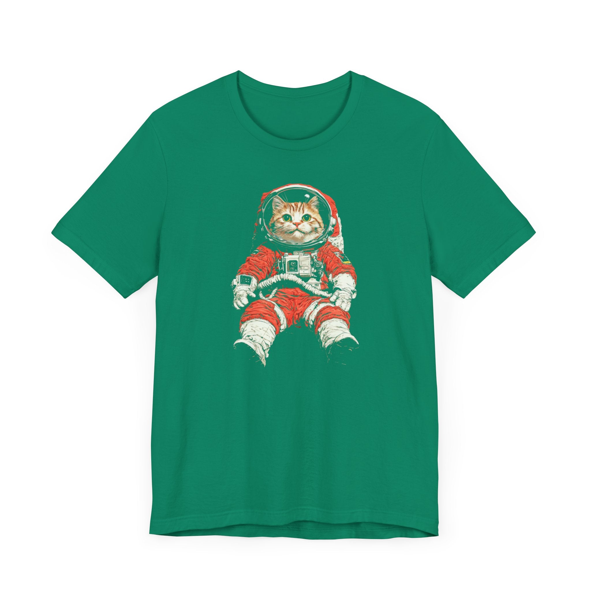 Floating Space Cat Graphic Tee