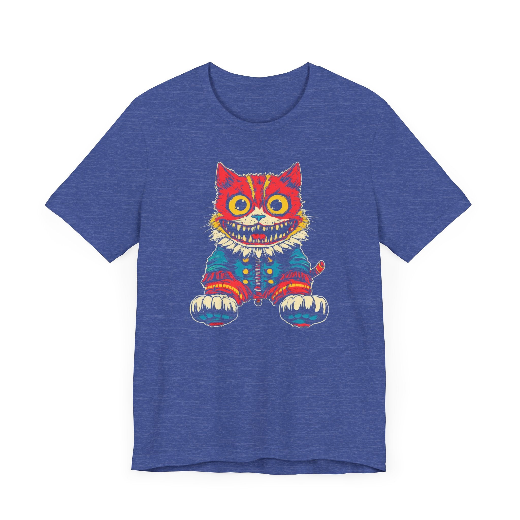 Vintage Creepy Cat Graphic Tee