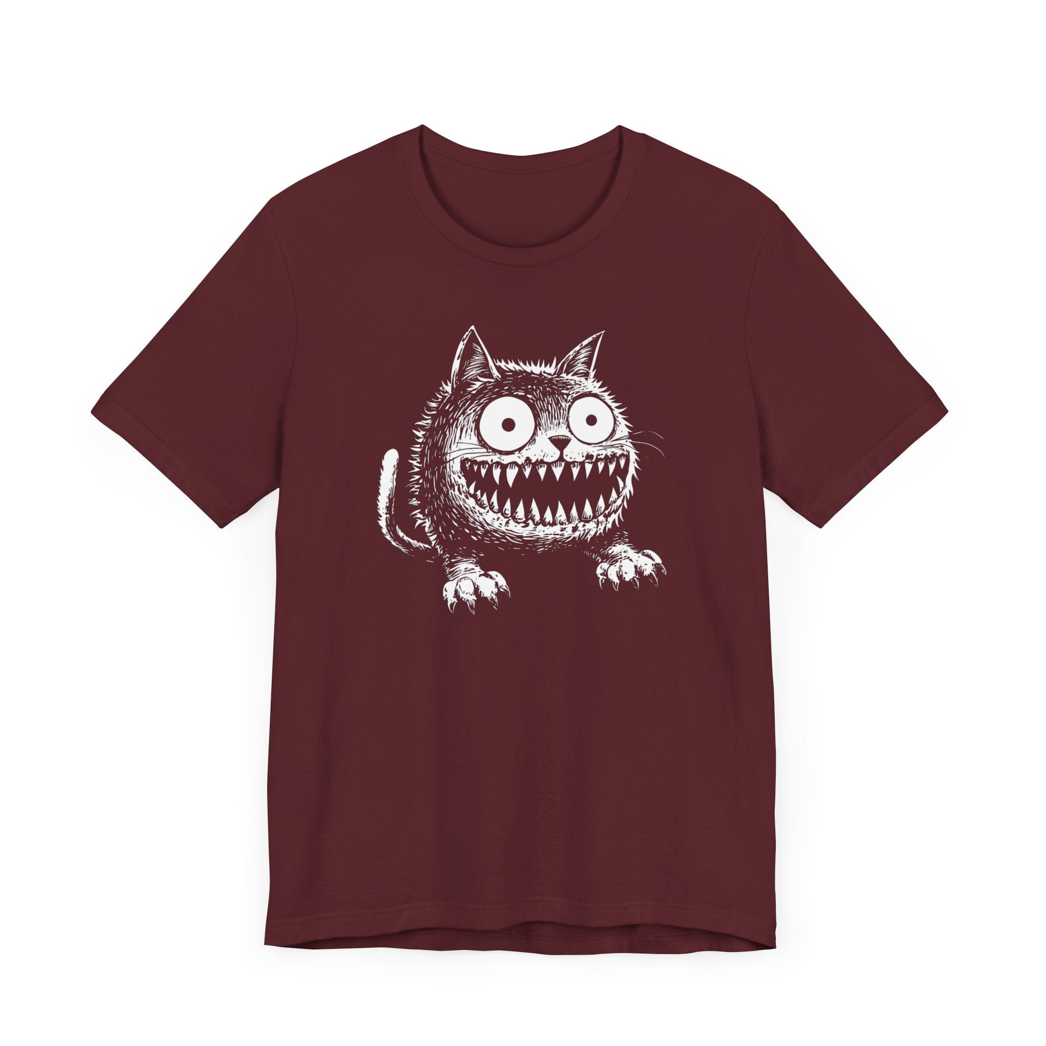 Grinning Creepy Cat T-Shirt