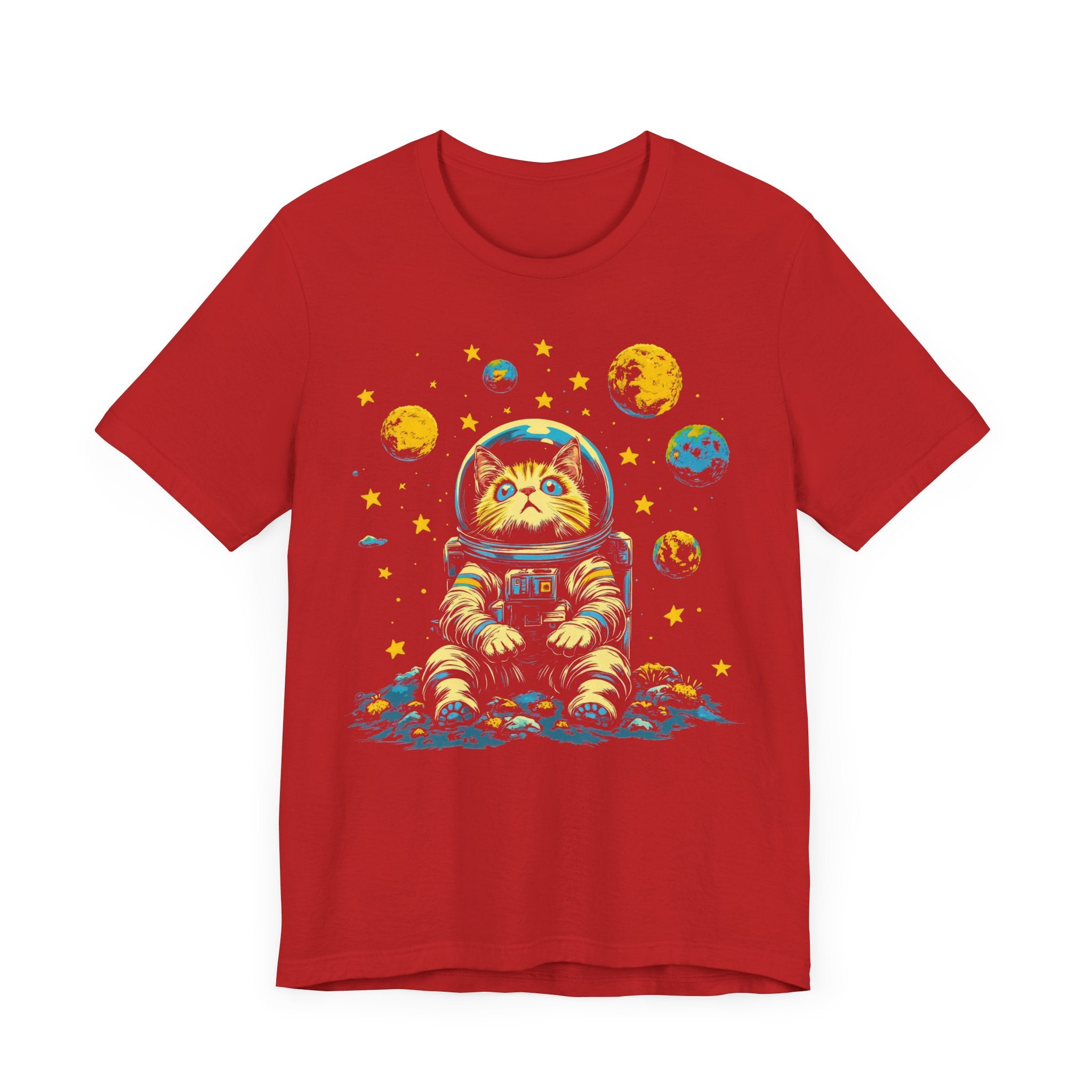 Cosmic Cat Astronaut T-Shirt