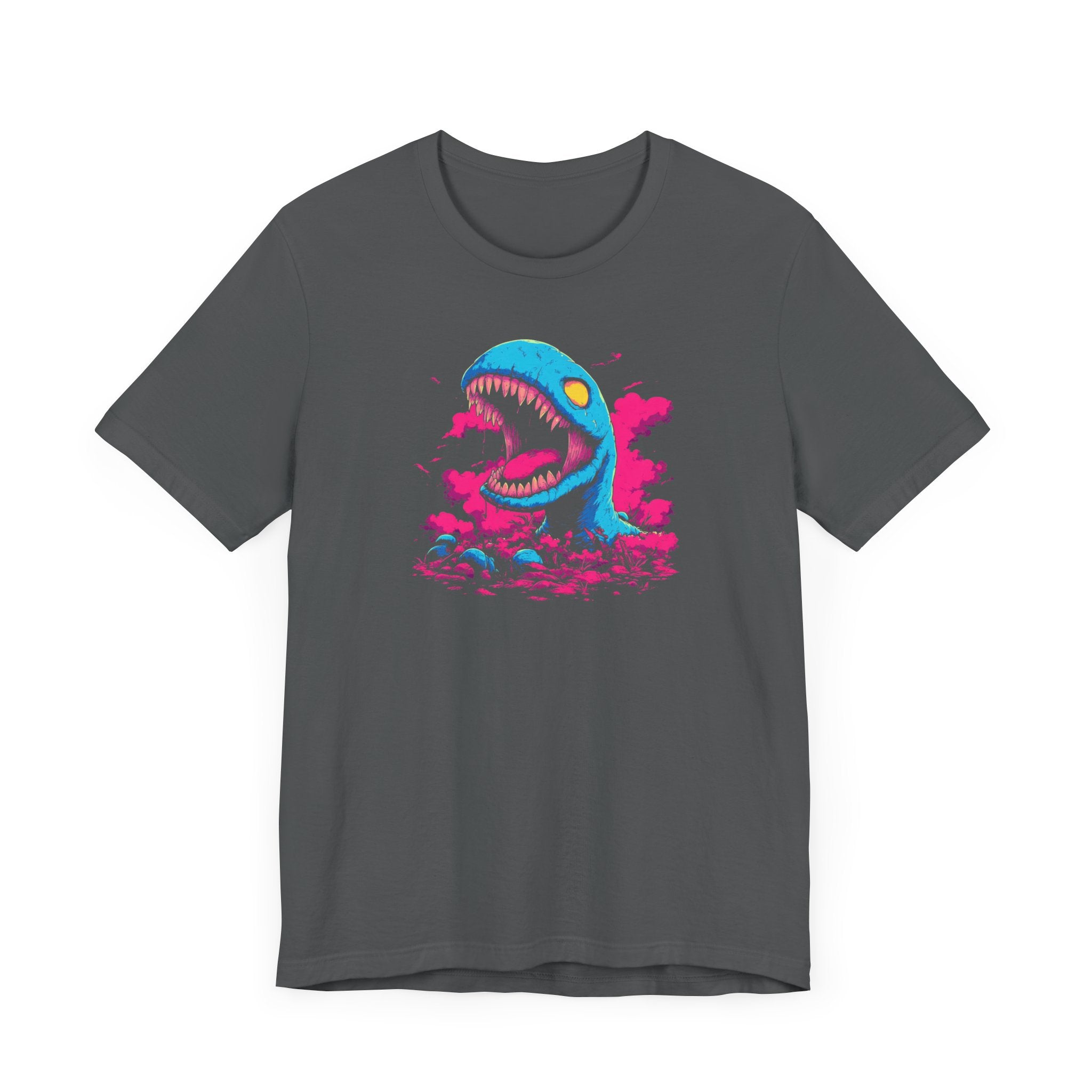 Neon Dino Roar Graphic Tee