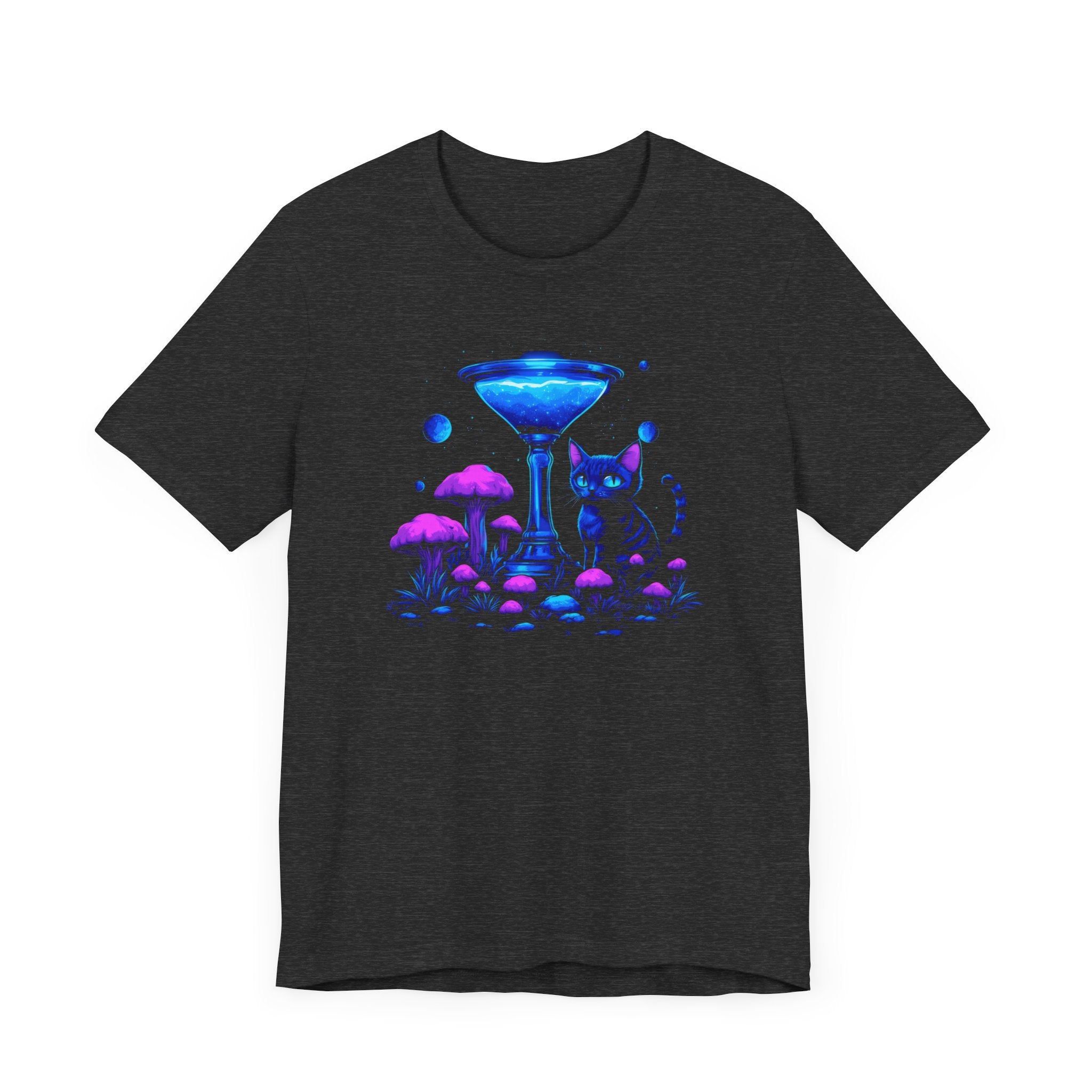 Mystical Neon Cat T-Shirt