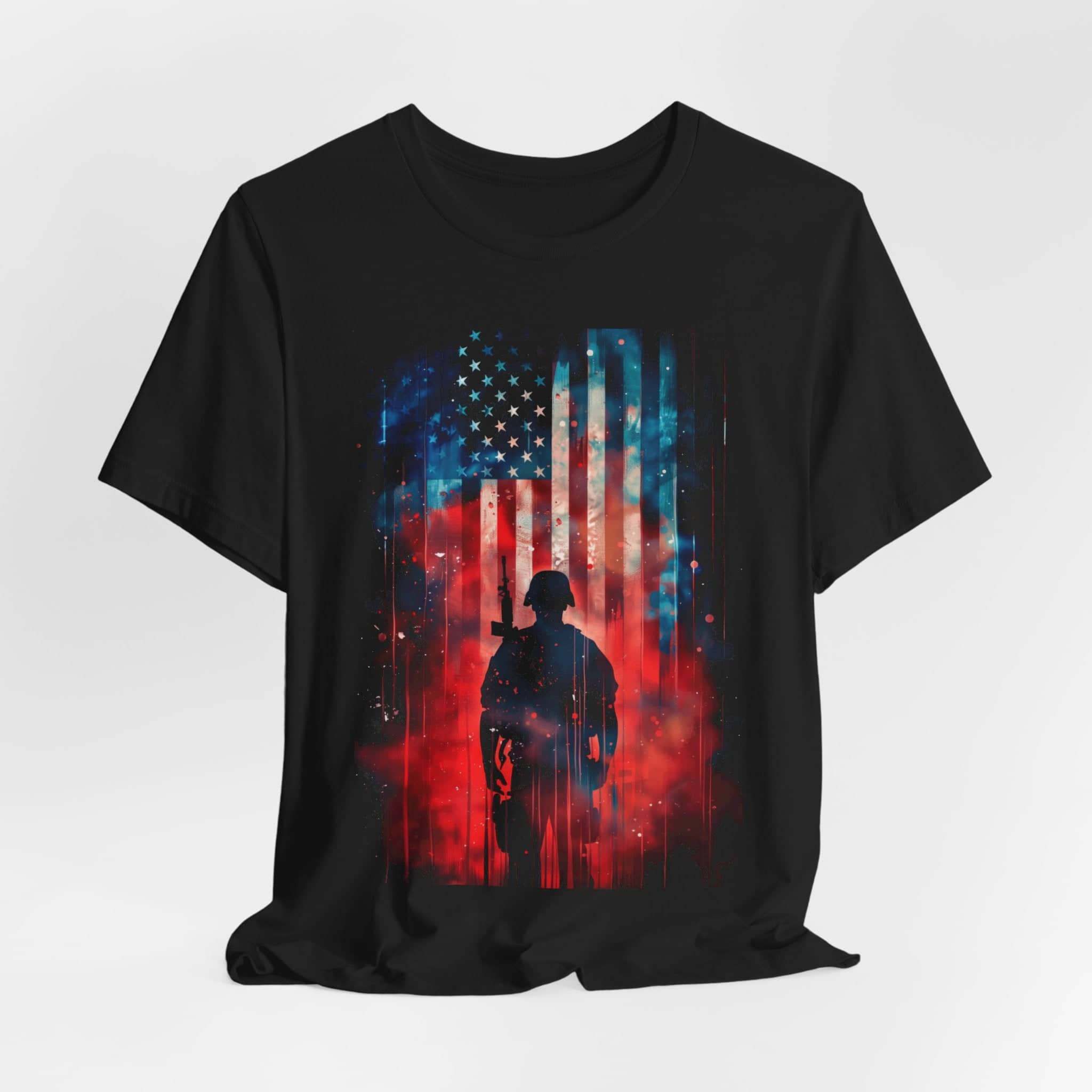 Brave Guardian: American Hero T-Shirt Unisex Jersey Short Sleeve Tee