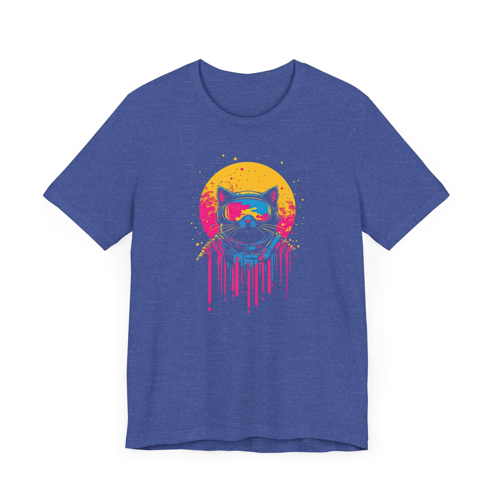 Retro Futuristic Cat T-Shirt