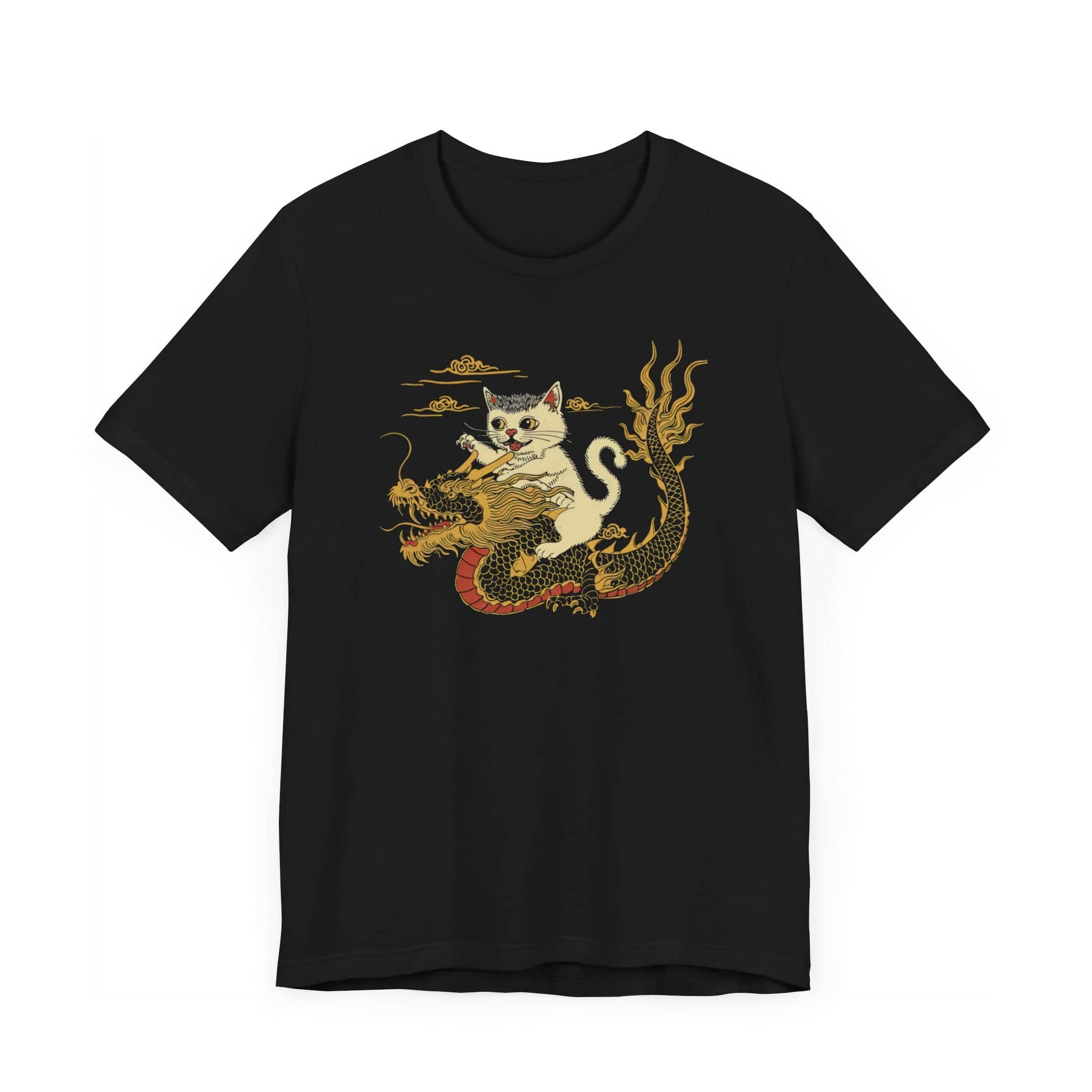 Cat Riding Dragon Epic T-Shirt