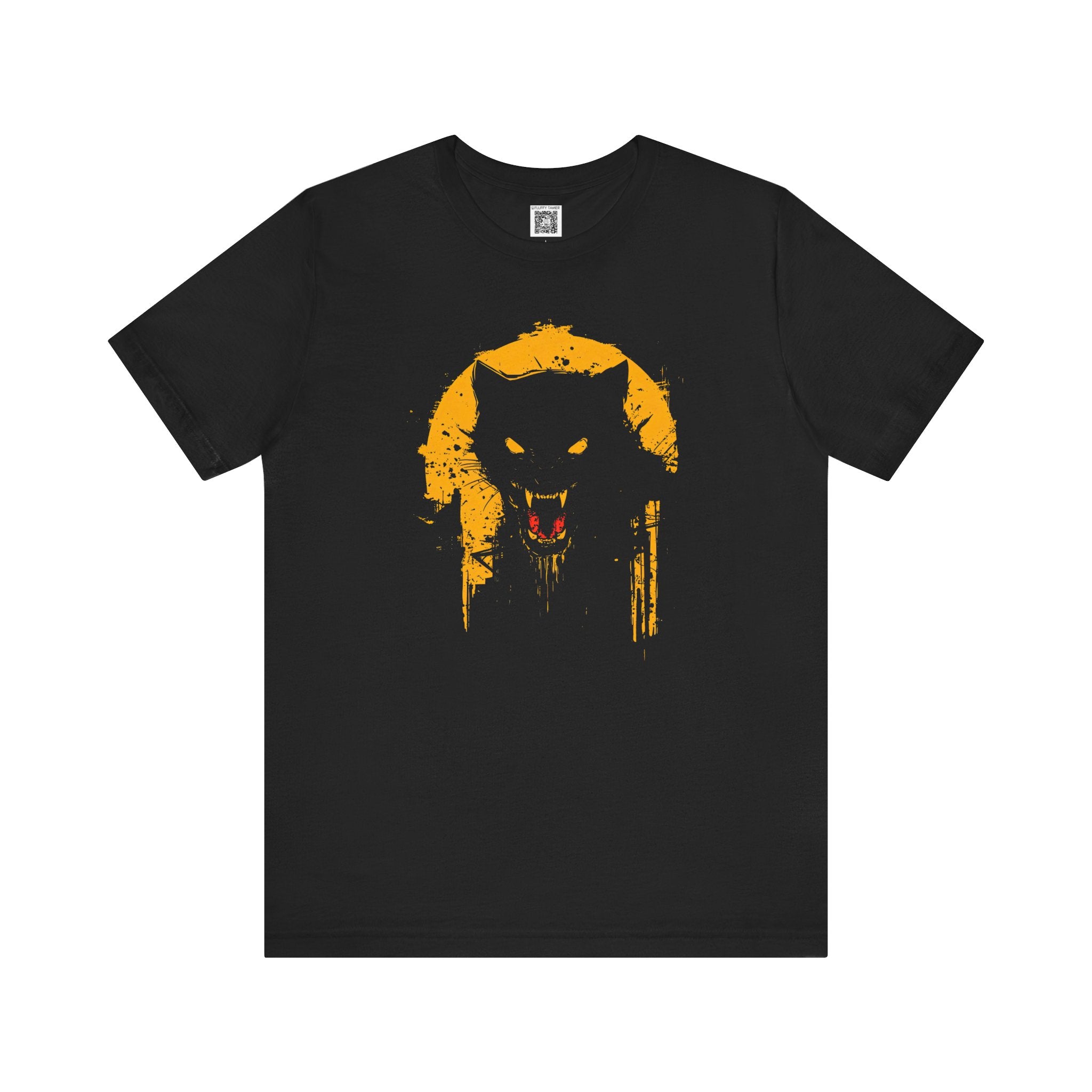 Fierce Black Cat Graphic Tee