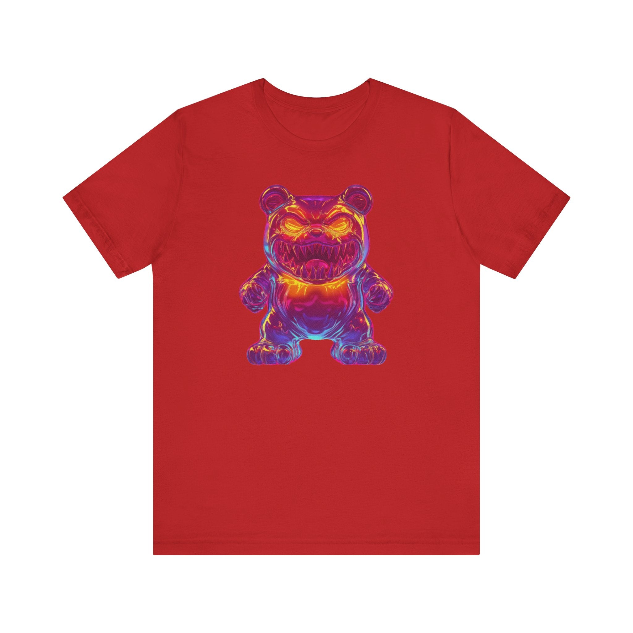 Neon Monster Bear T-Shirt Bold and Playful Design