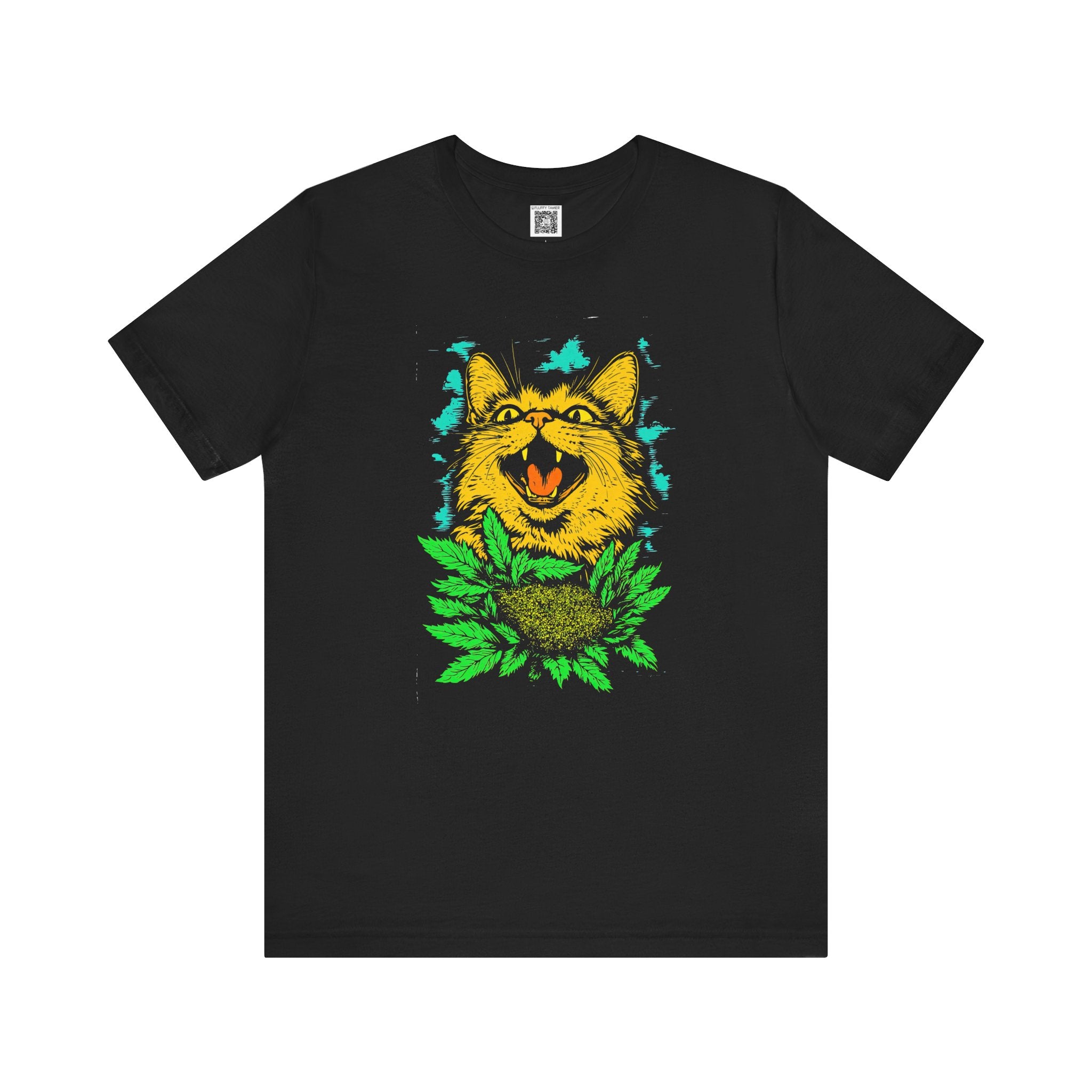 Vibrant Cat Graphic Tee