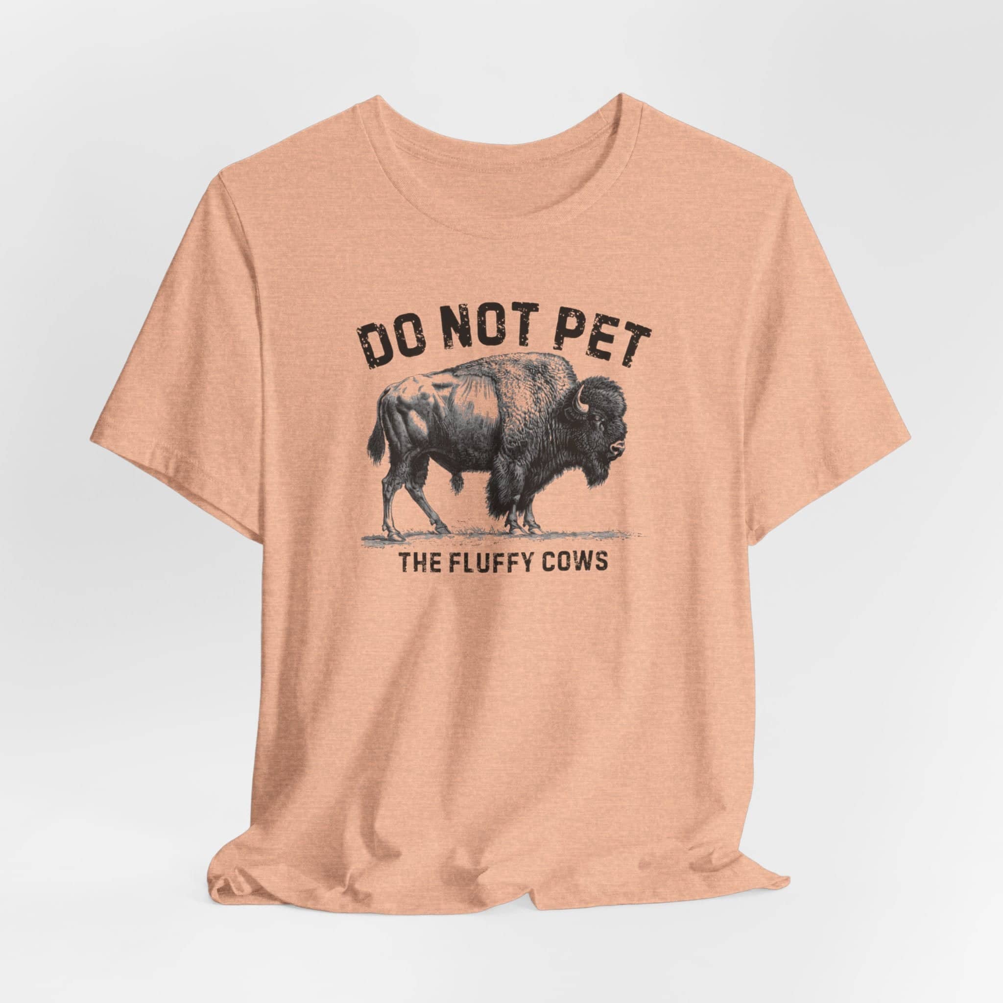 Do Not Pet The Fluffy Cows Shirt Funny Animal Lover Tee