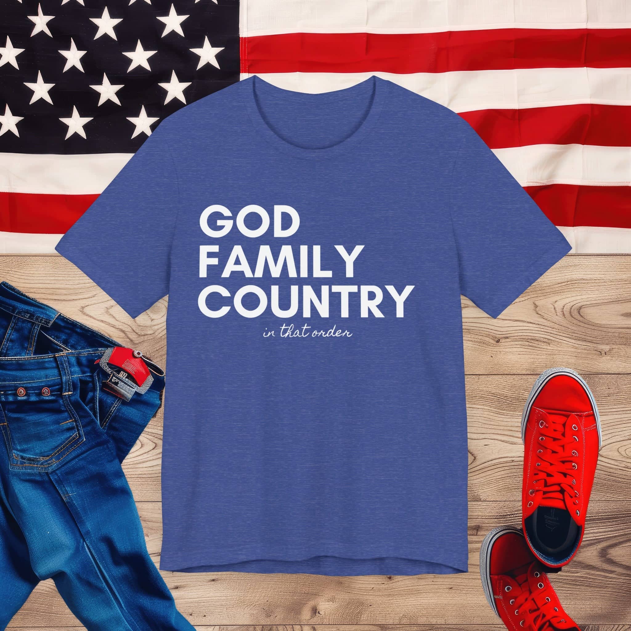 Foundational Values Tee Top Centered Unisex Jersey Short Sleeve Tee