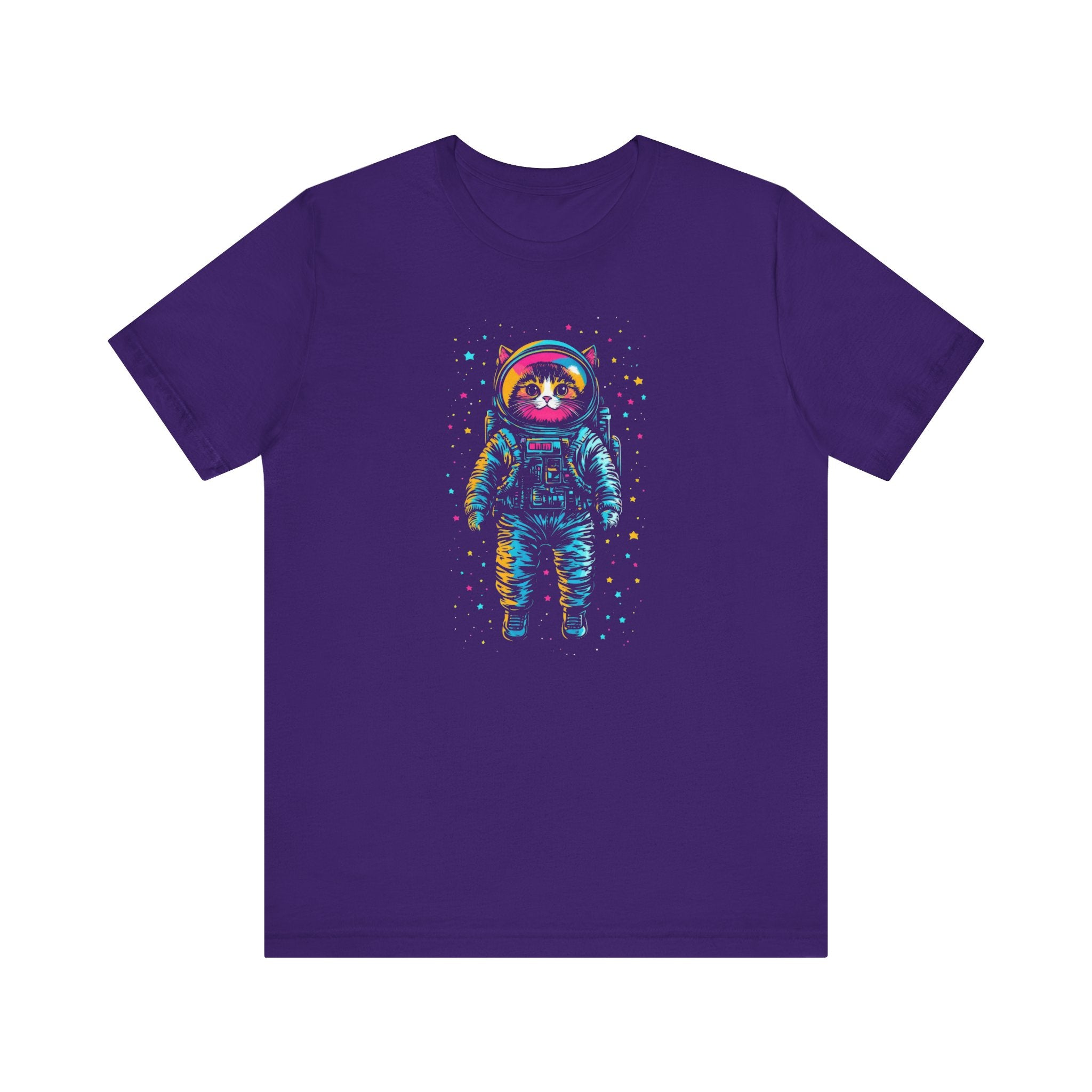 Neon Cosmic Catstronaut T-Shirt