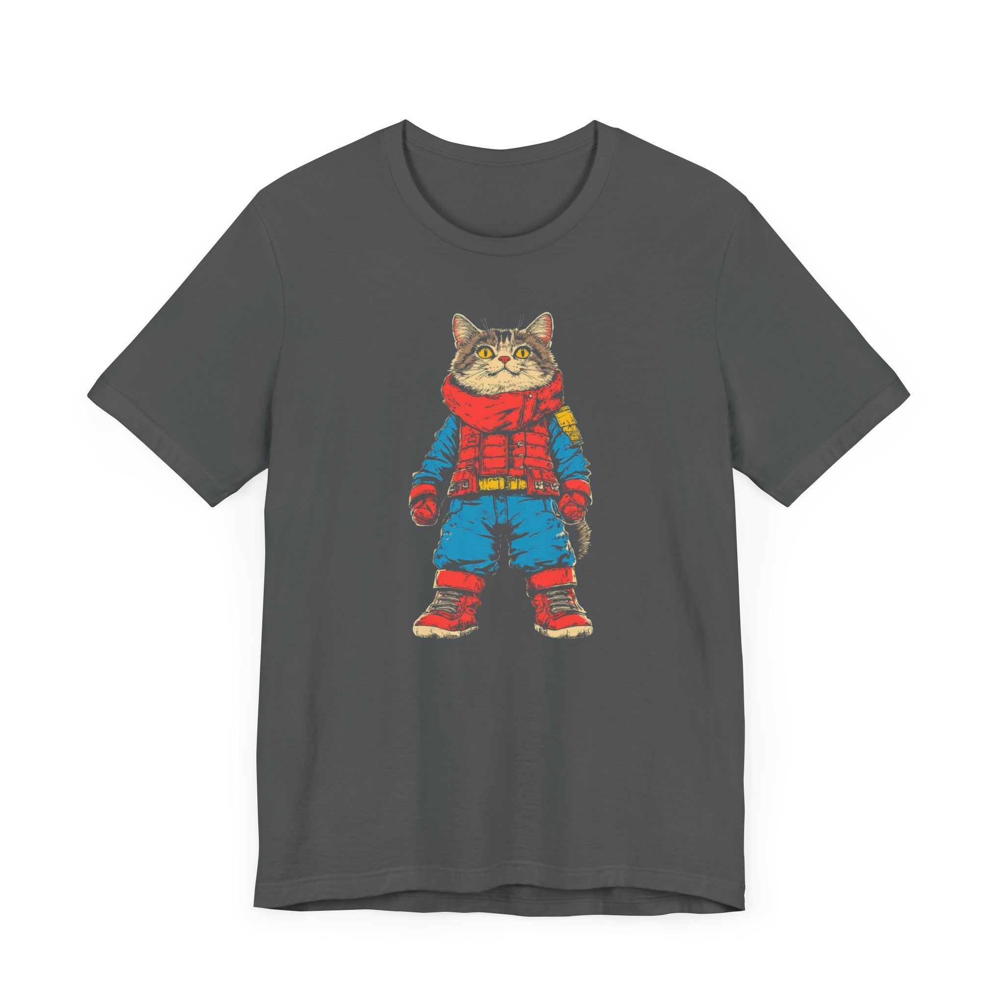 Adventurous Cat Explorer Graphic Tee