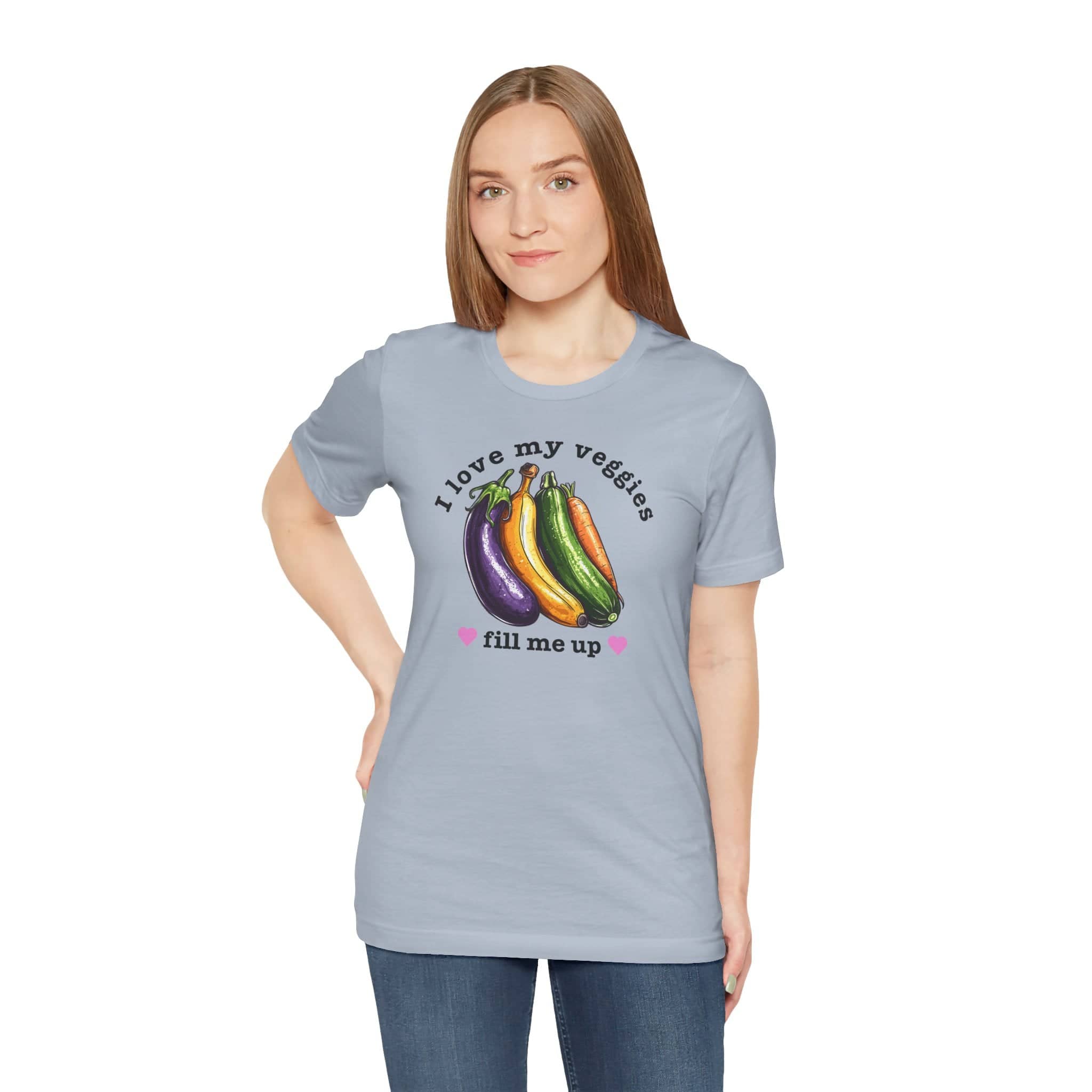 I Love My Veggies Fill Me Up Shirt Funny Vegetable Lover Tee