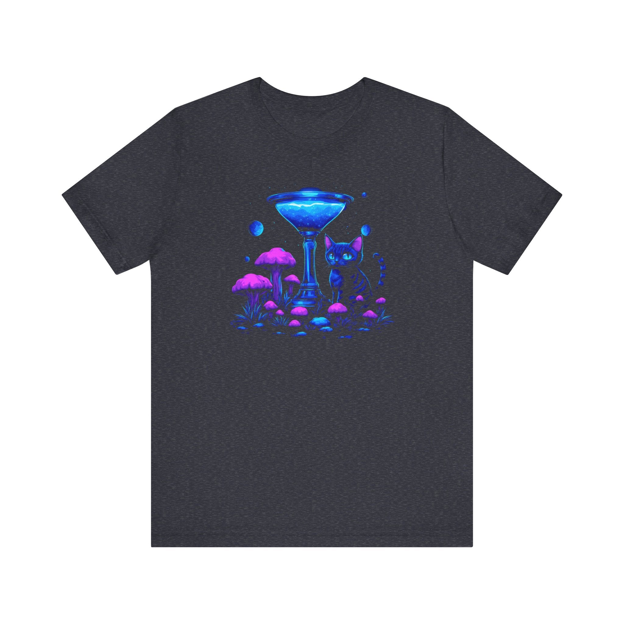 Mystical Neon Cat T-Shirt
