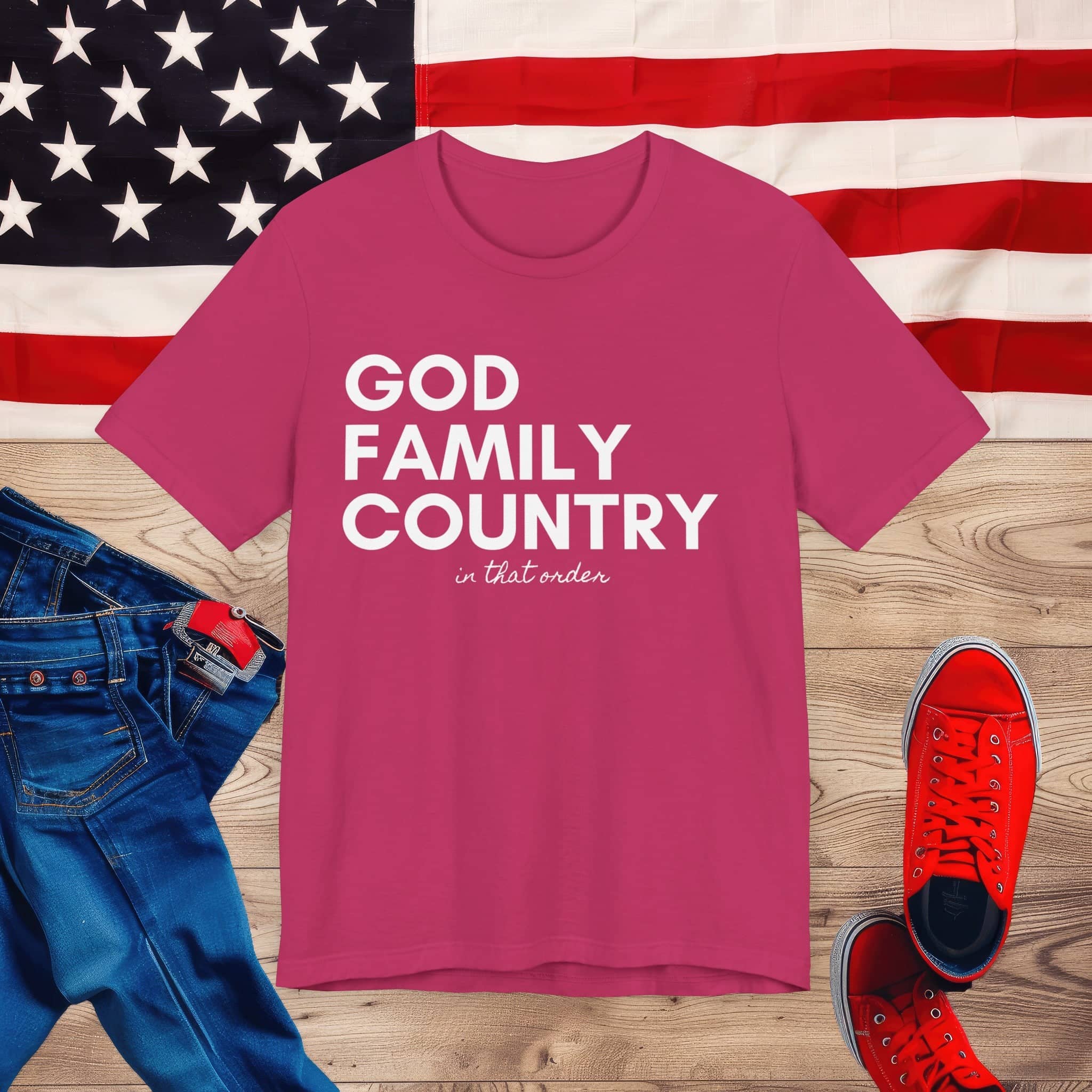 Foundational Values Tee Top Centered Unisex Jersey Short Sleeve Tee