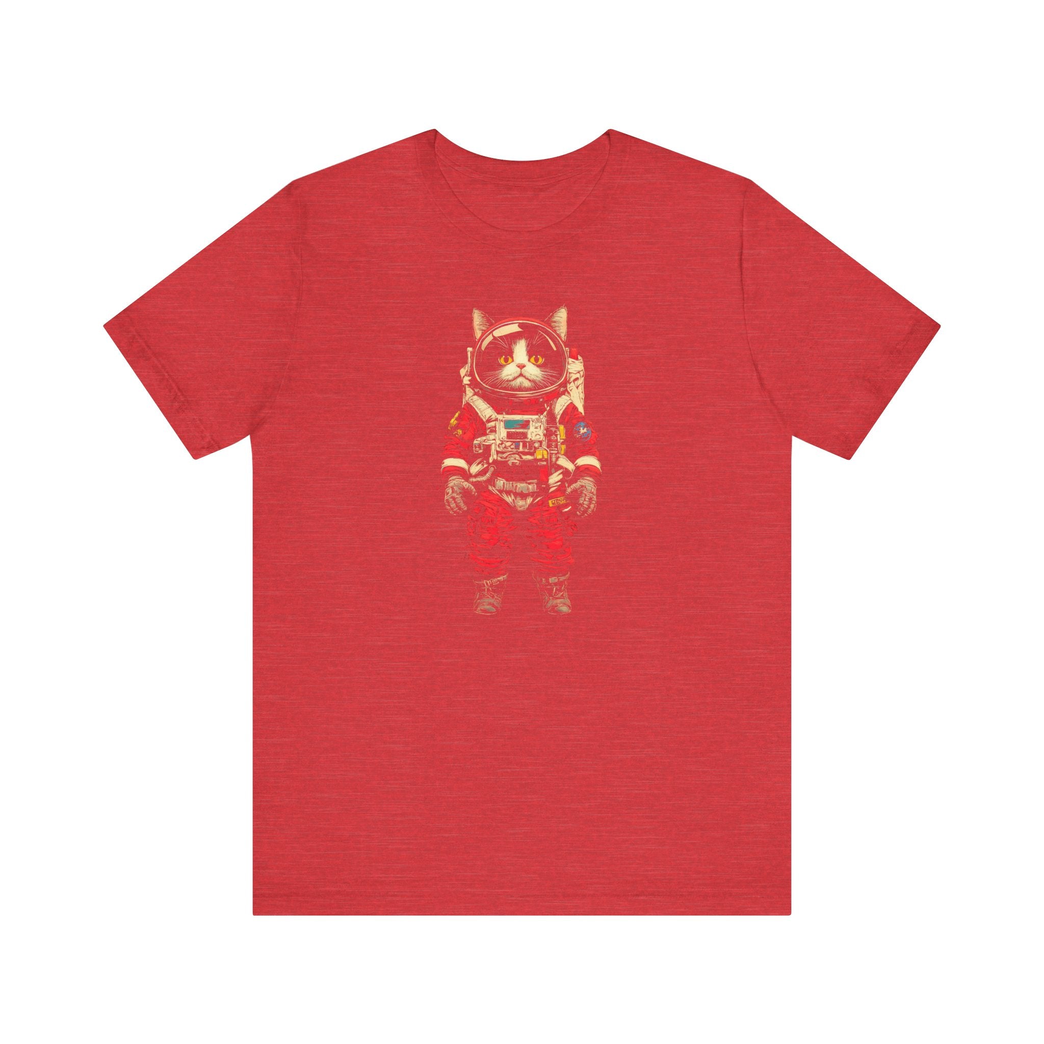 Fearless Space Cat Astronaut Graphic Tee