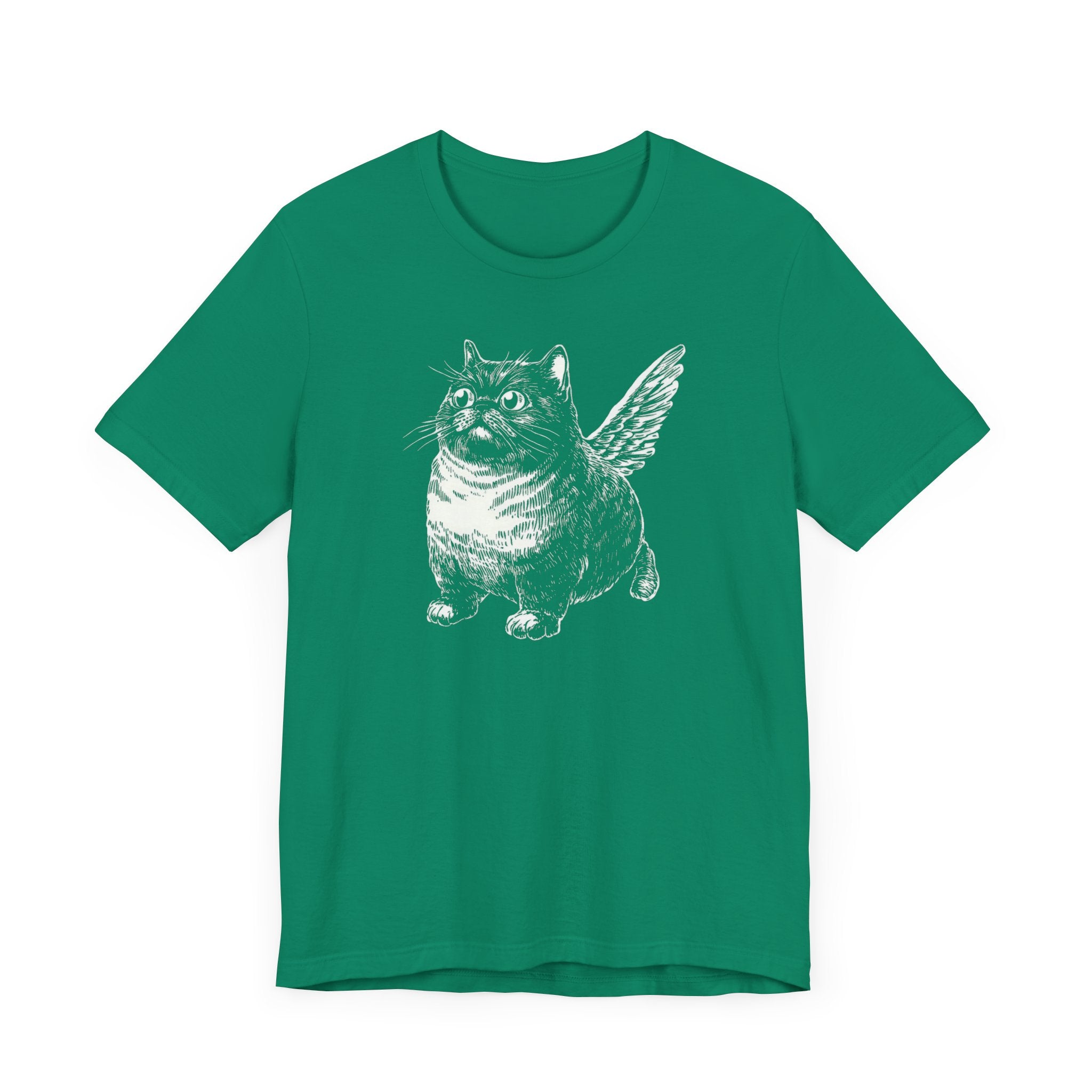 Whimsical Winged Cat T-Shirt
