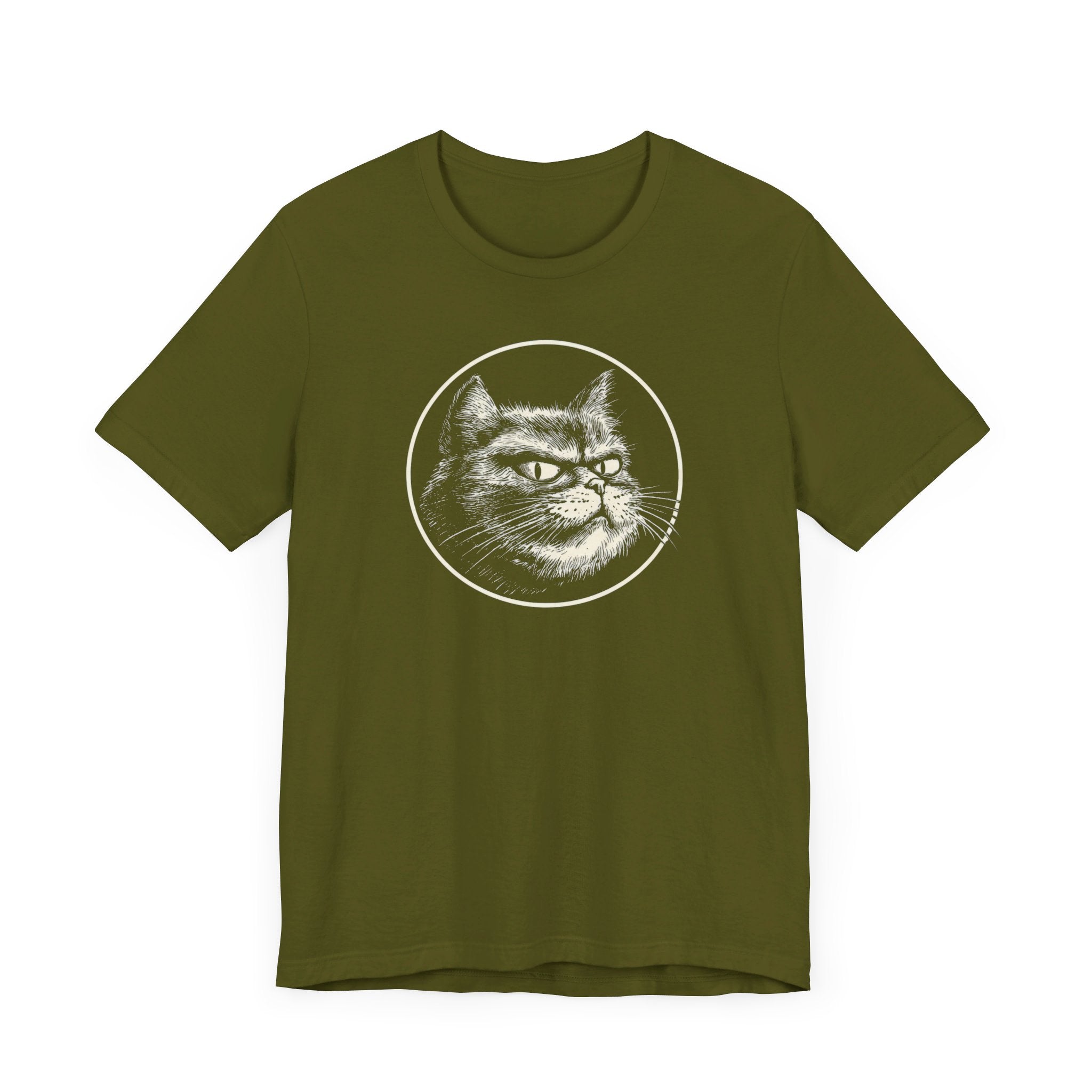 Grumpy Cat Graphic Tee – Vintage Style Cat Lover Shirt