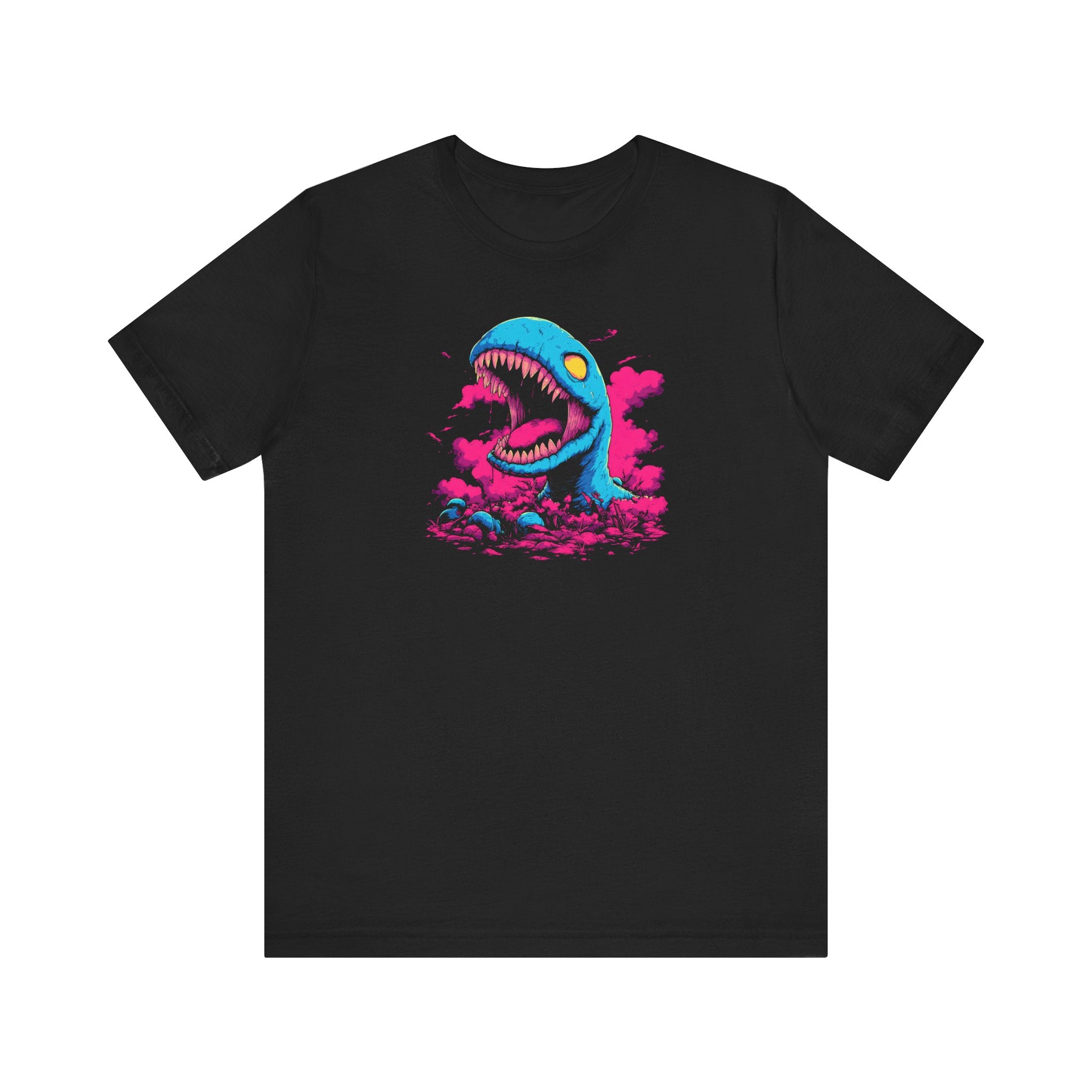 Neon Dino Roar Graphic Tee